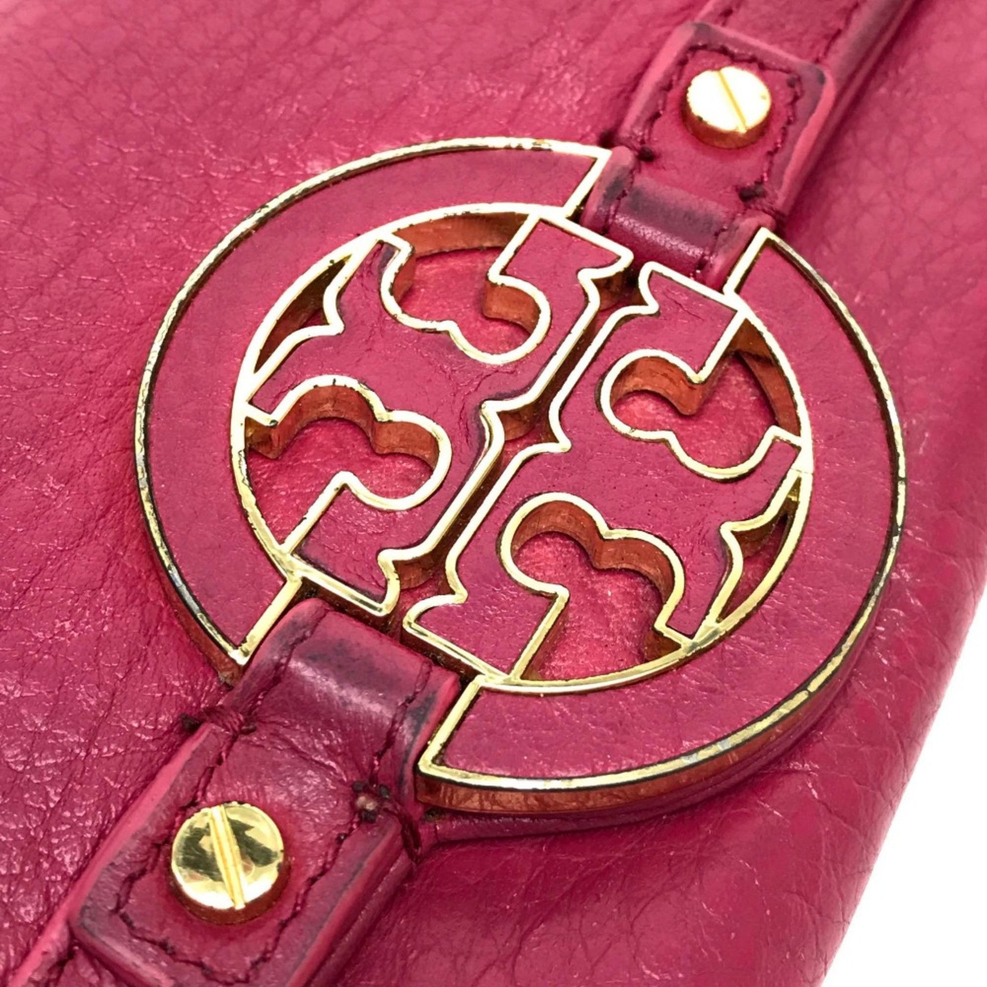 Tory Burch Tory Burch Amanda Continental Folded wallet pink Size ONE SIZE - 5 Thumbnail