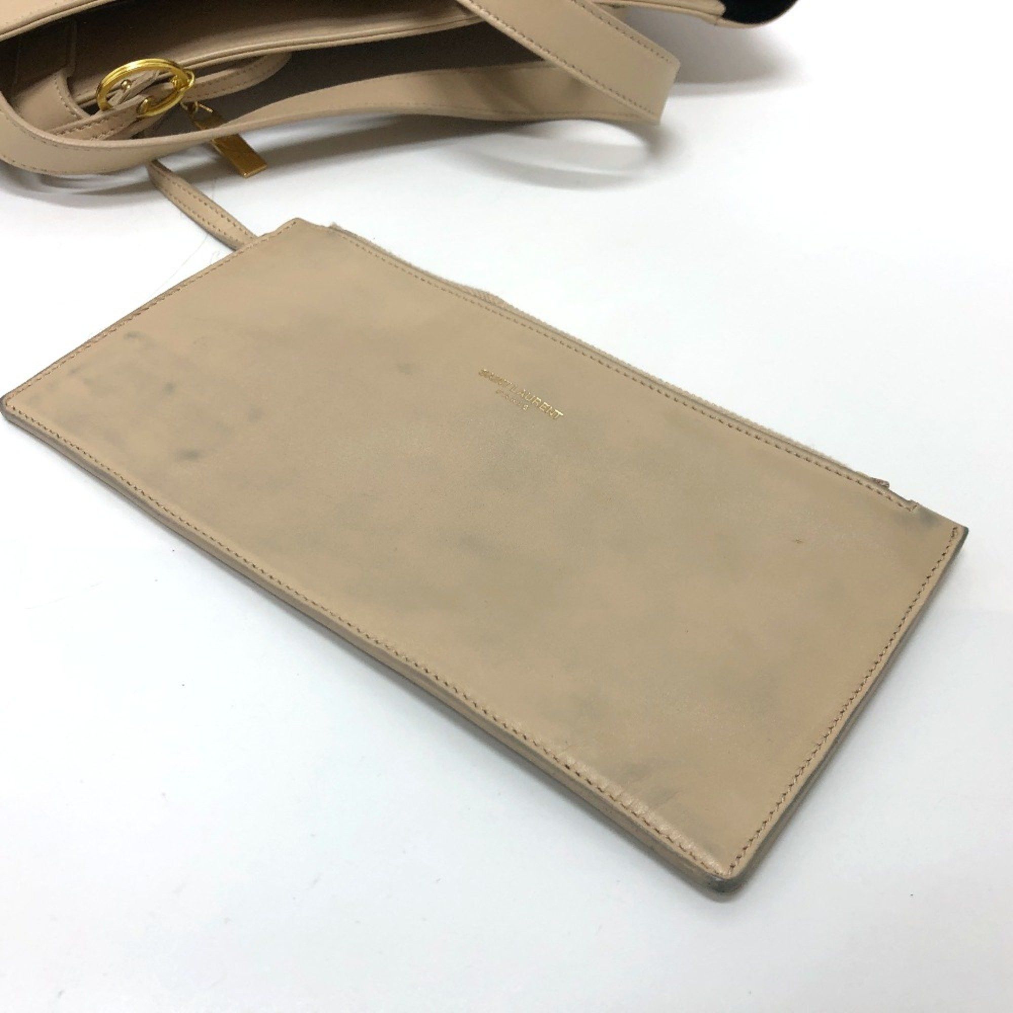 Saint Laurent Paris Saint Laurent Paris Bag Tote Bag Beige GoldHardware Size ONE SIZE - 11 Thumbnail