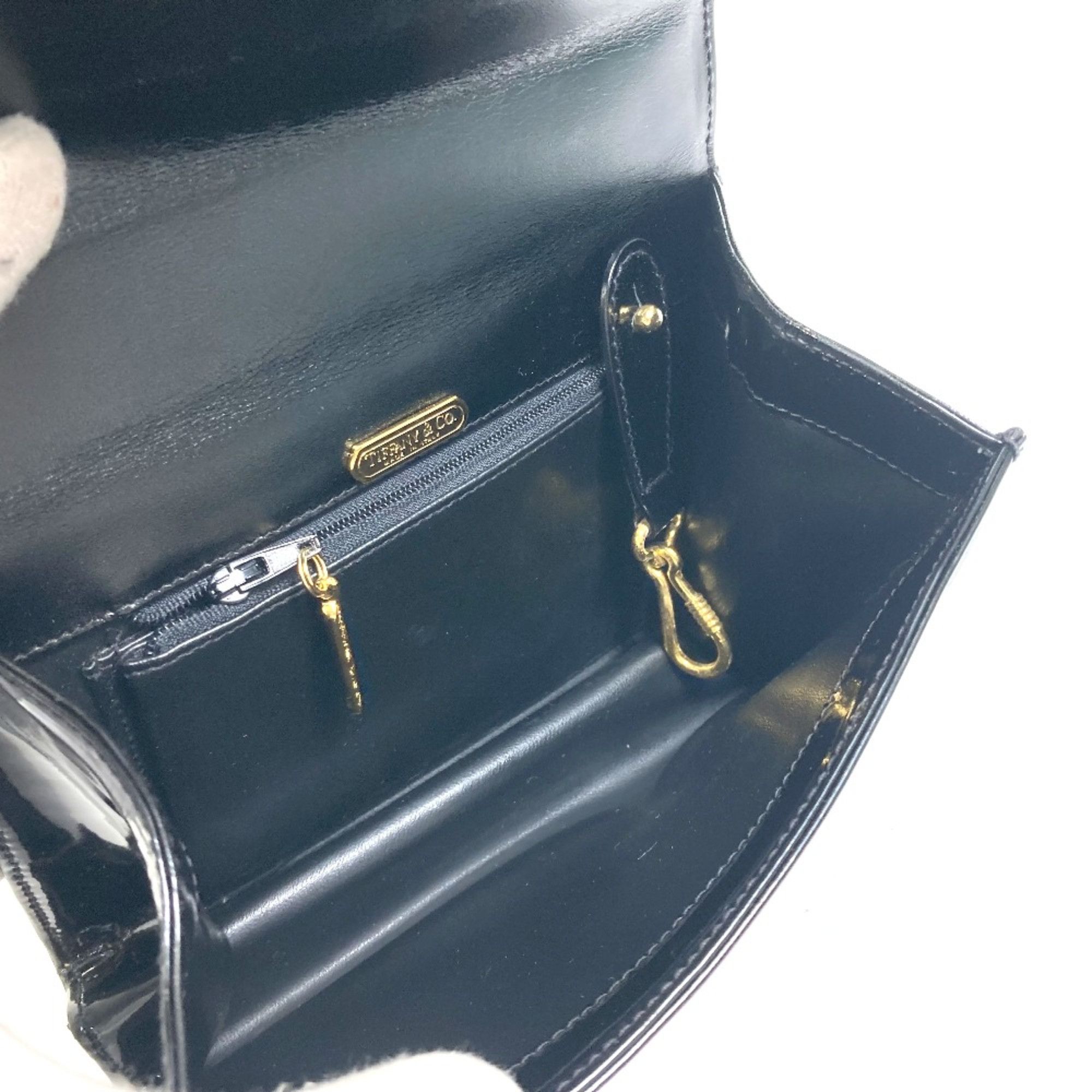 Tiffany & Co. TIFFANY&Co. Circle logo bag vintage Hand Bag Black Size ONE SIZE - 10 Thumbnail