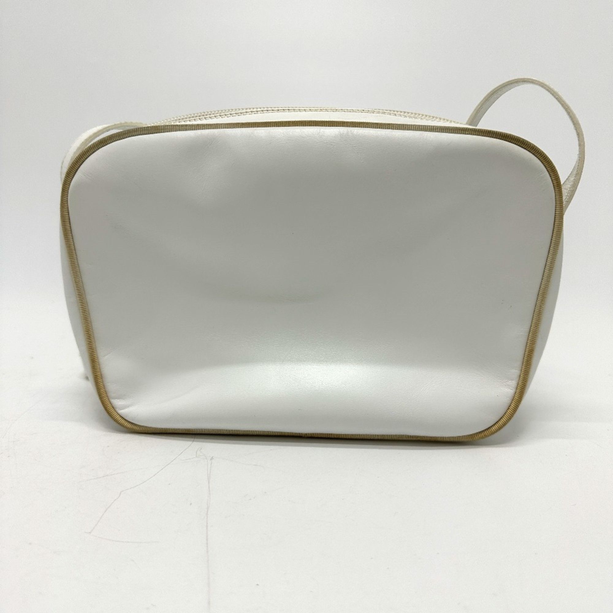 Salvatore Ferragamo Salvatore Ferragamo BA214183 Vala Shoulder Bag White GoldHardware Size ONE SIZE - 2 Thumbnail