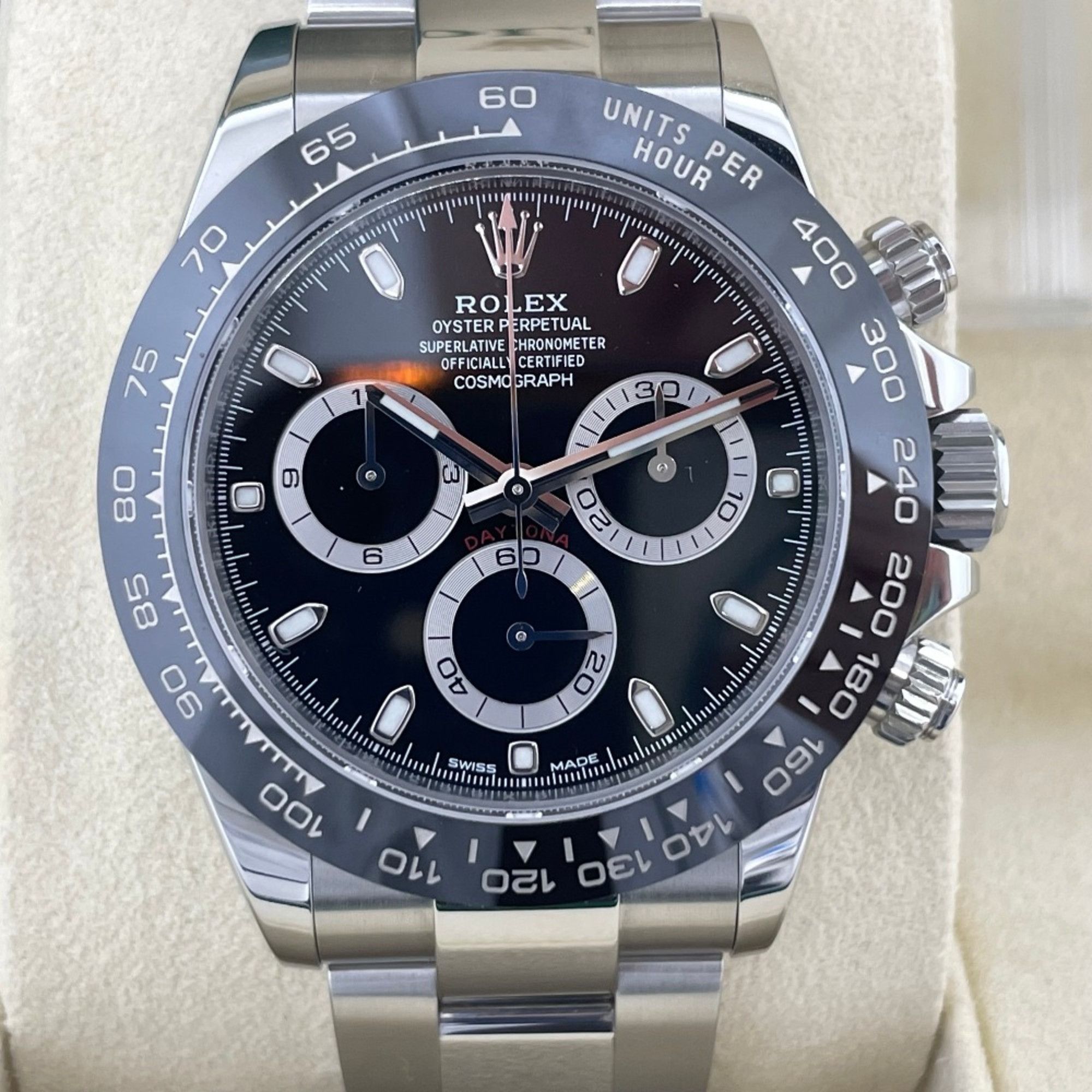 Rolex Rolex 116500LN Automatic Wristwatch Silver/Black Size ONE SIZE - 11 Thumbnail