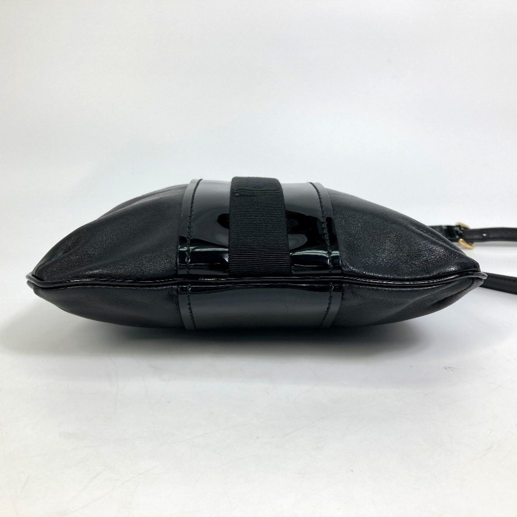 Salvatore Ferragamo Salvatore Ferragamo EE-21-E196 Vala bag flat bag Shoulder Bag Black Size ONE SIZE - 3 Thumbnail