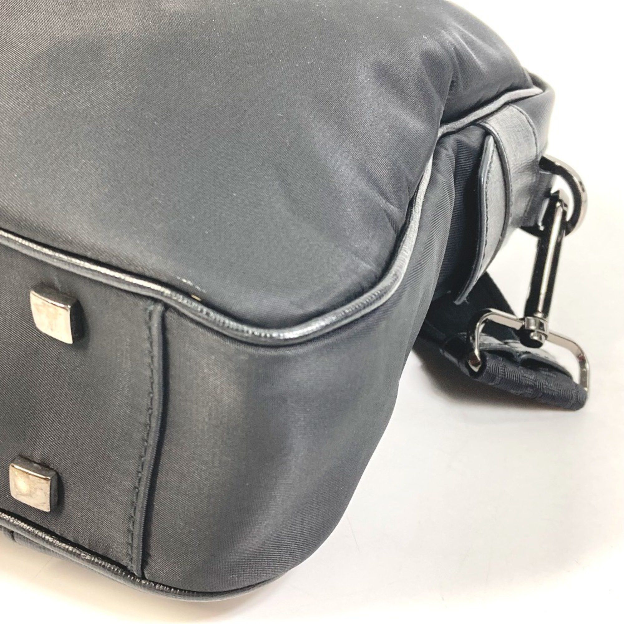 Versace Versace Logo Shoulder Bag Shoulder bag Bag 2WAY Business bag Black Size ONE SIZE - 9 Thumbnail