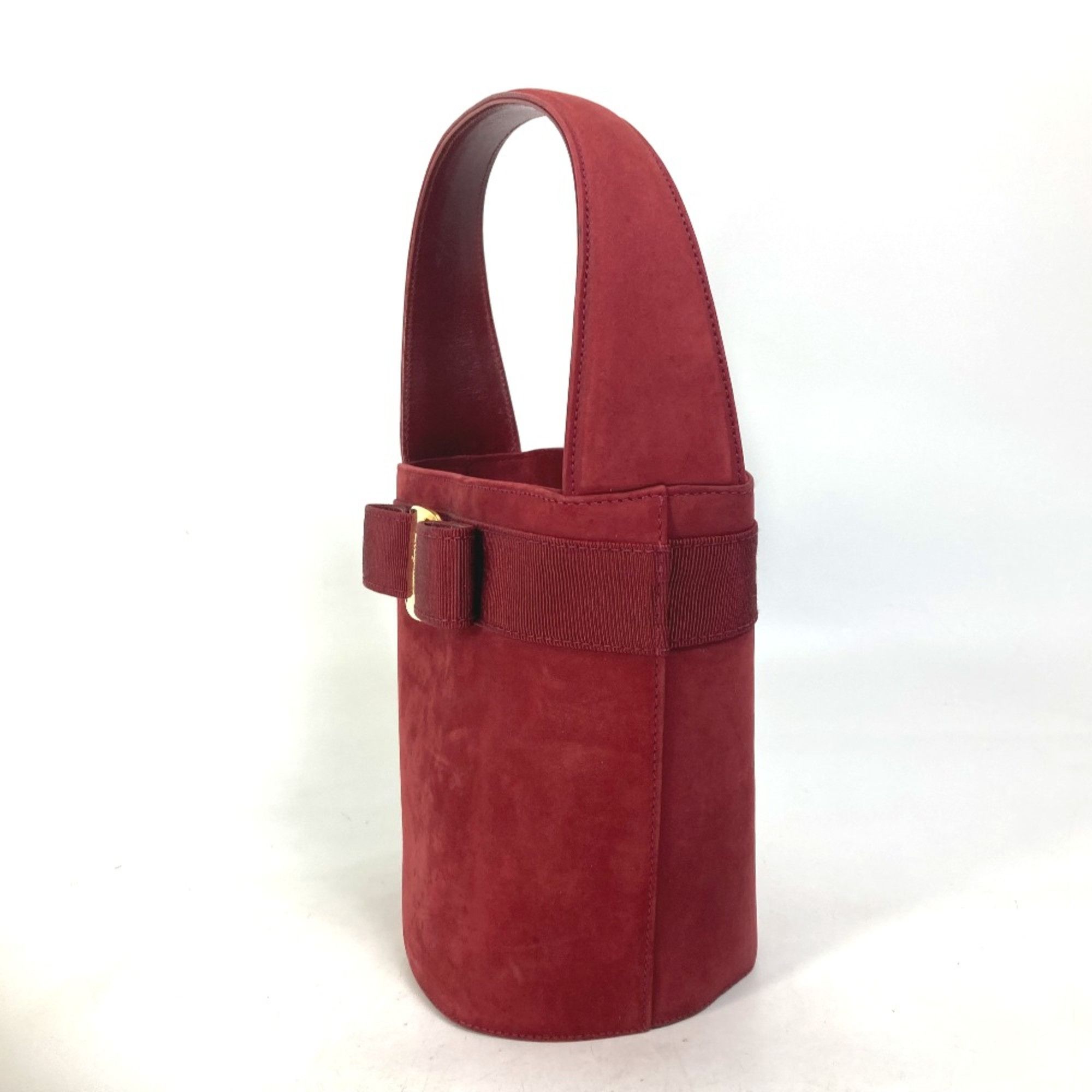 Salvatore Ferragamo Shoulder Bag Shoulder Bag Bag Bucket type Hand Bag RedBased Other