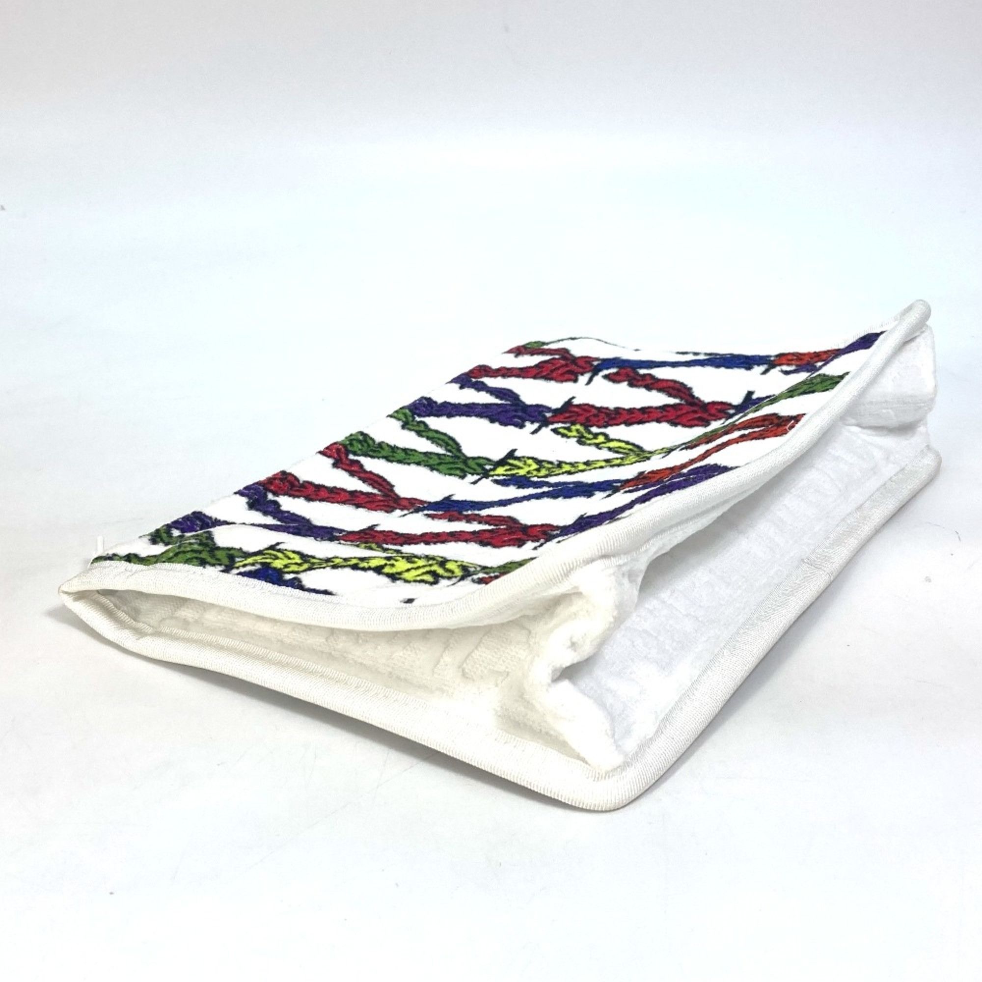 Versace Versace Pouch Clutch bag White Multicolore Size ONE SIZE - 3 Thumbnail