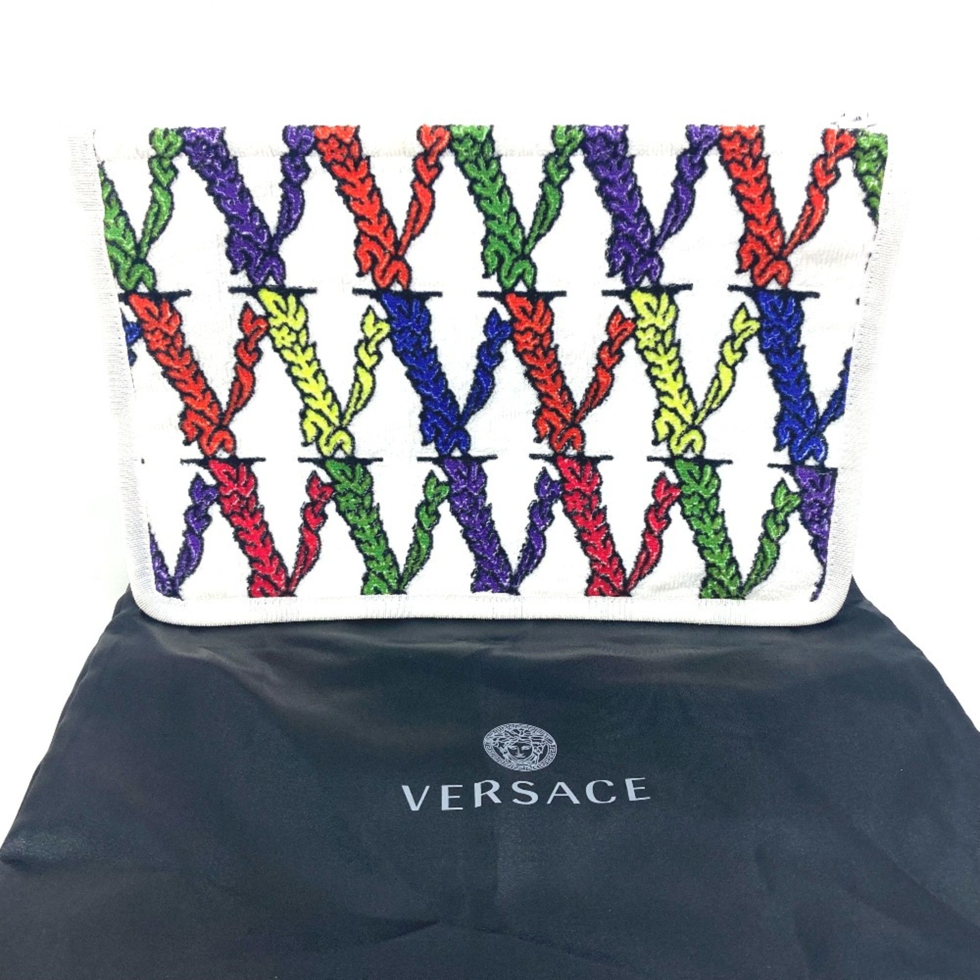Versace Versace Pouch Clutch bag White Multicolore Size ONE SIZE - 11 Thumbnail