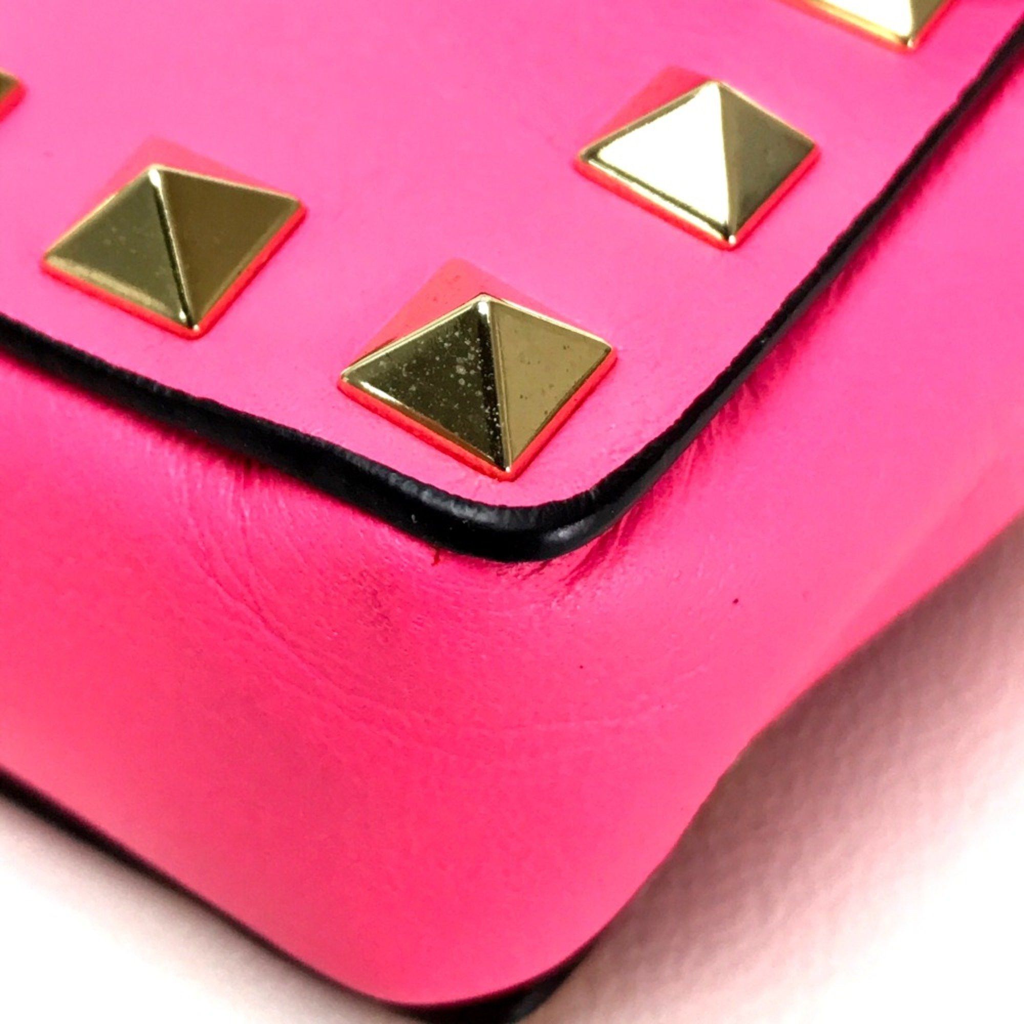Valentino Valentino-Galavani With bangle chain Clutch bag shocking pink Size ONE SIZE - 5 Thumbnail