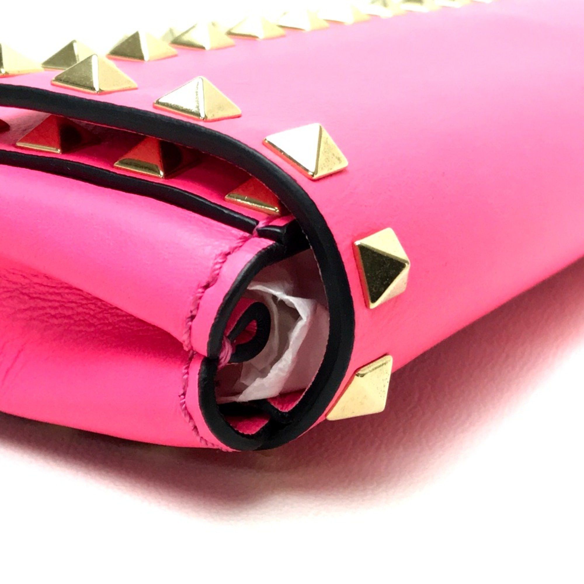 Valentino Valentino-Galavani With bangle chain Clutch bag shocking pink Size ONE SIZE - 6 Thumbnail