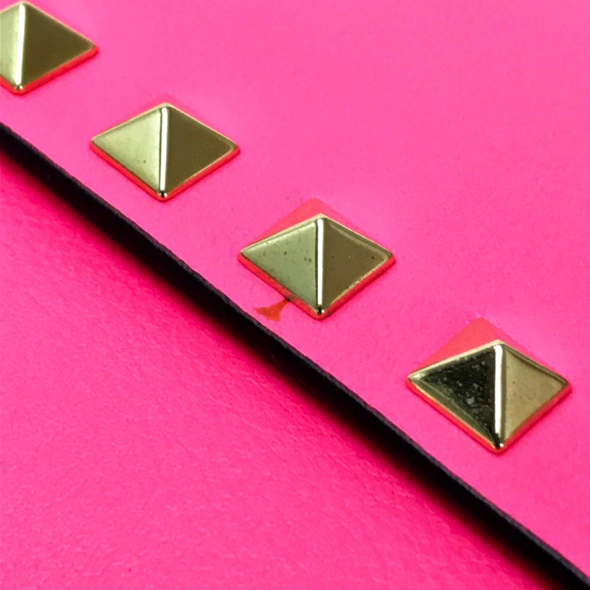 Valentino Valentino-Galavani With bangle chain Clutch bag shocking pink Size ONE SIZE - 9 Thumbnail