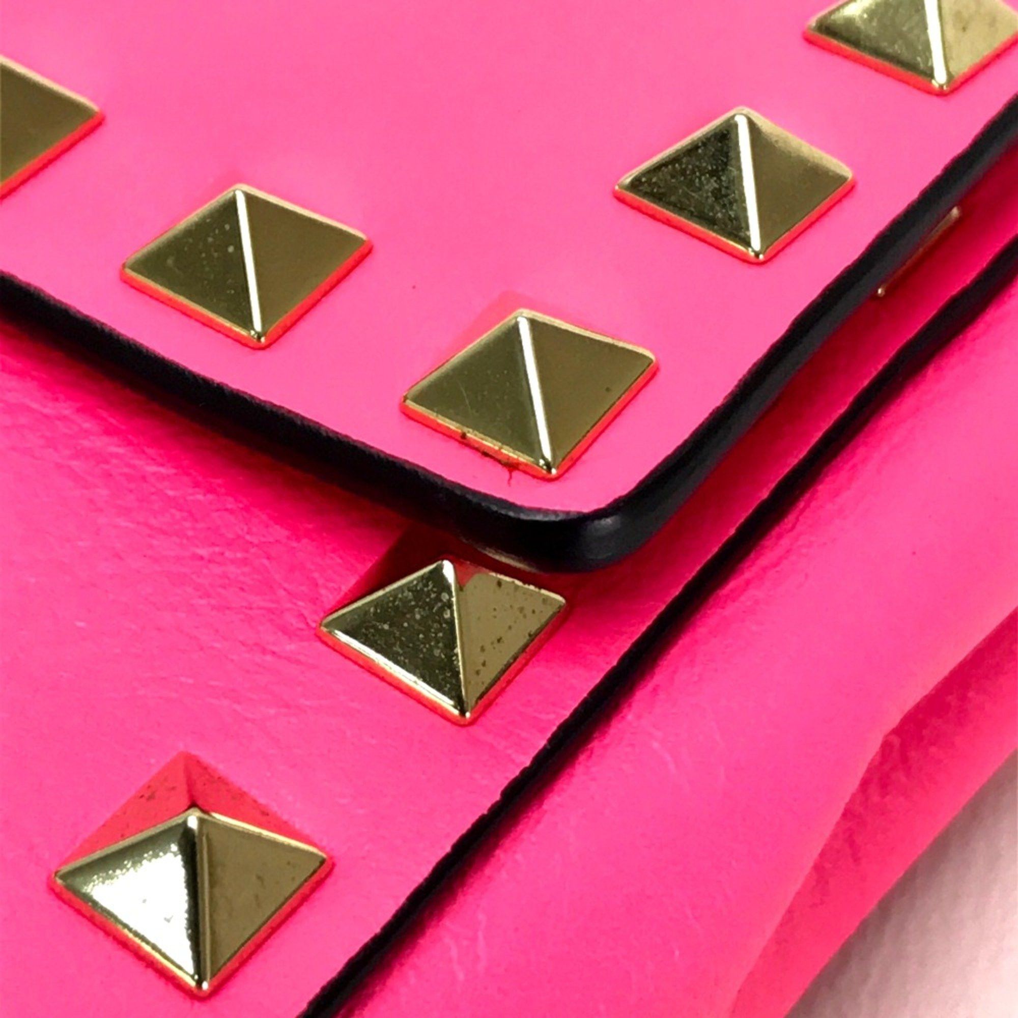 Valentino Valentino-Galavani With bangle chain Clutch bag shocking pink Size ONE SIZE - 7 Thumbnail