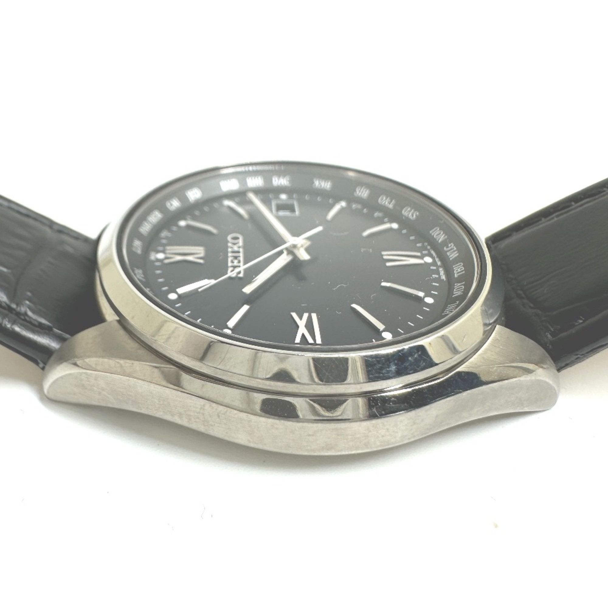 Seiko Seiko 7B75-0AB0 analog Wristwatch Silver Size ONE SIZE - 13 Thumbnail