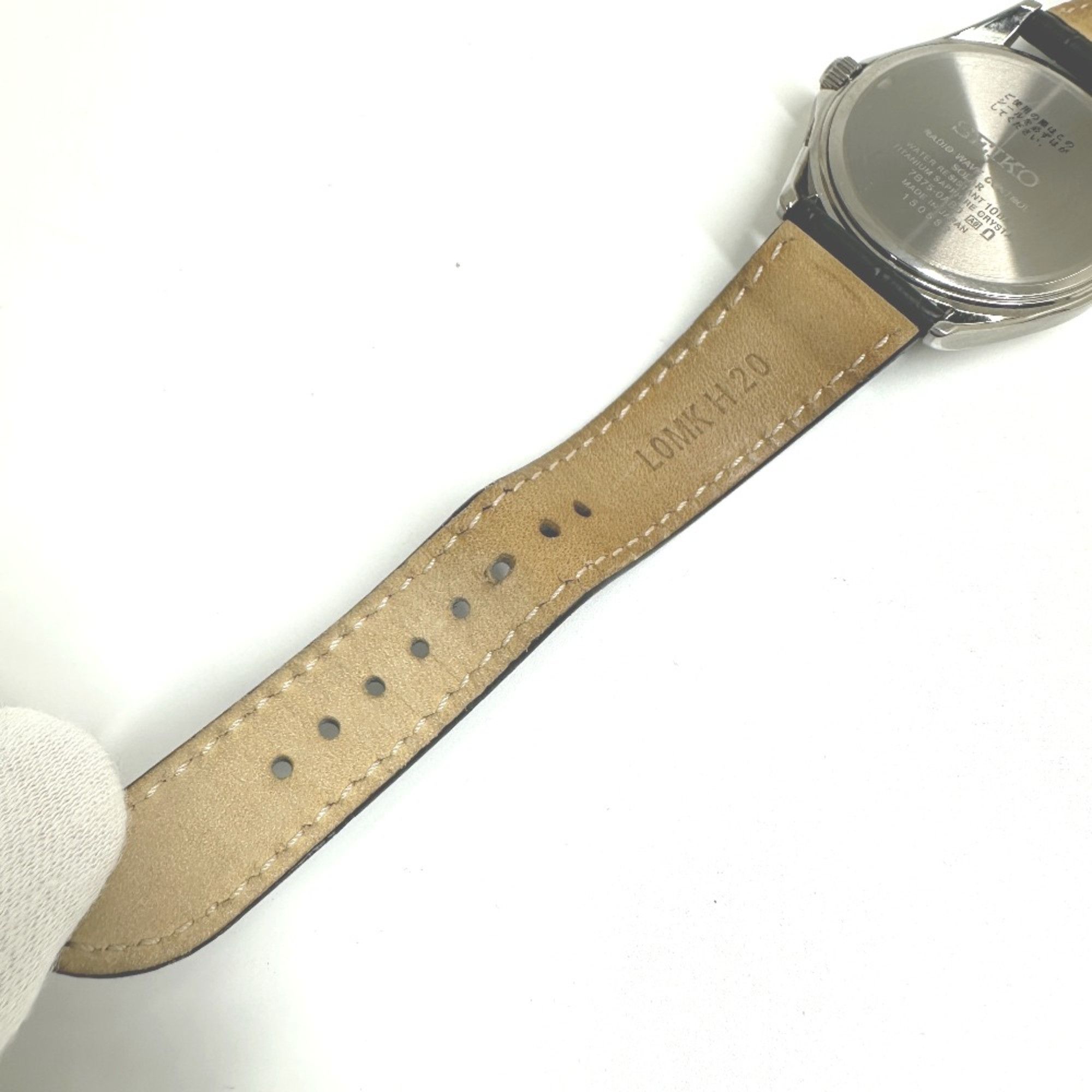 Seiko Seiko 7B75-0AB0 analog Wristwatch Silver Size ONE SIZE - 9 Thumbnail