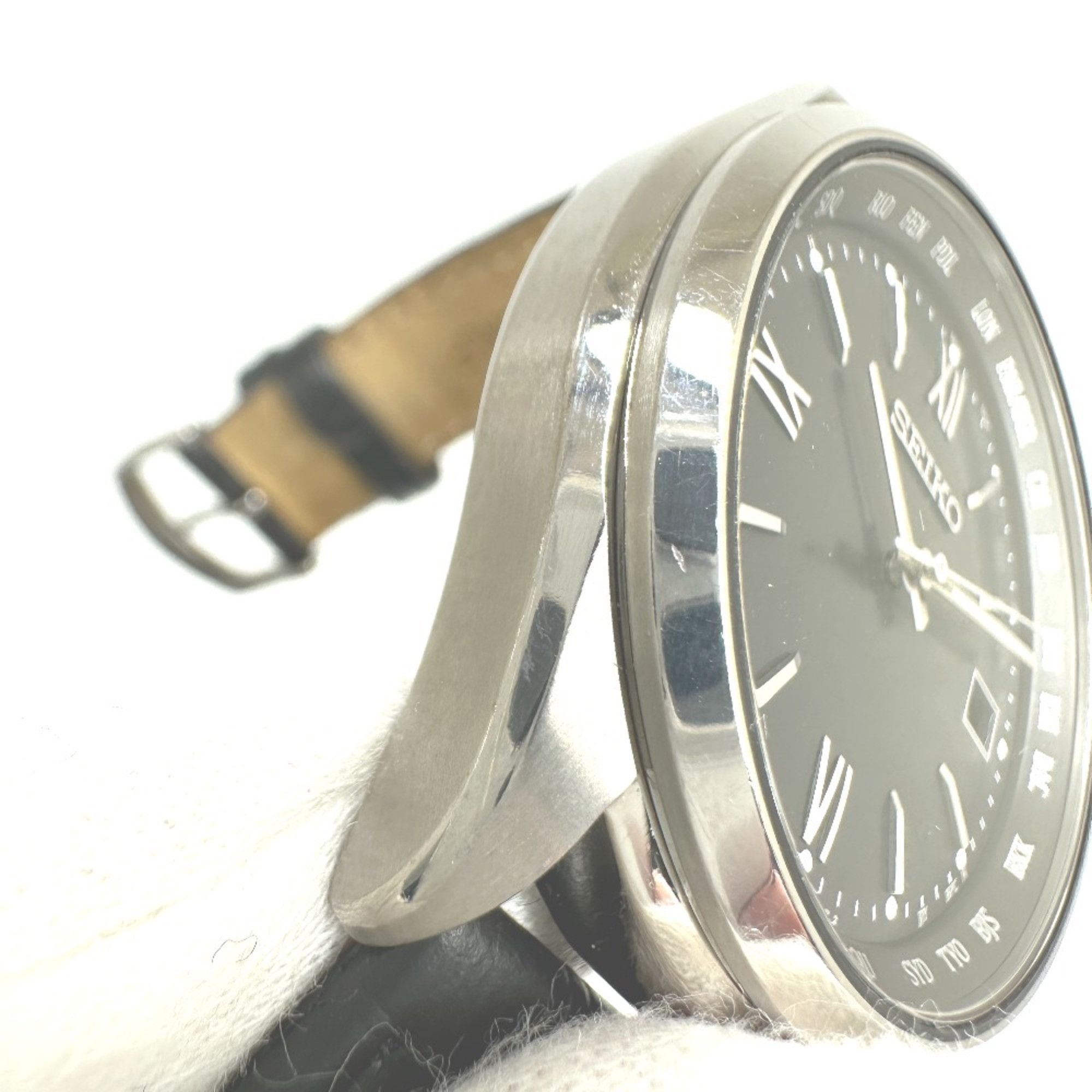 Seiko Seiko 7B75-0AB0 analog Wristwatch Silver Size ONE SIZE - 14 Thumbnail