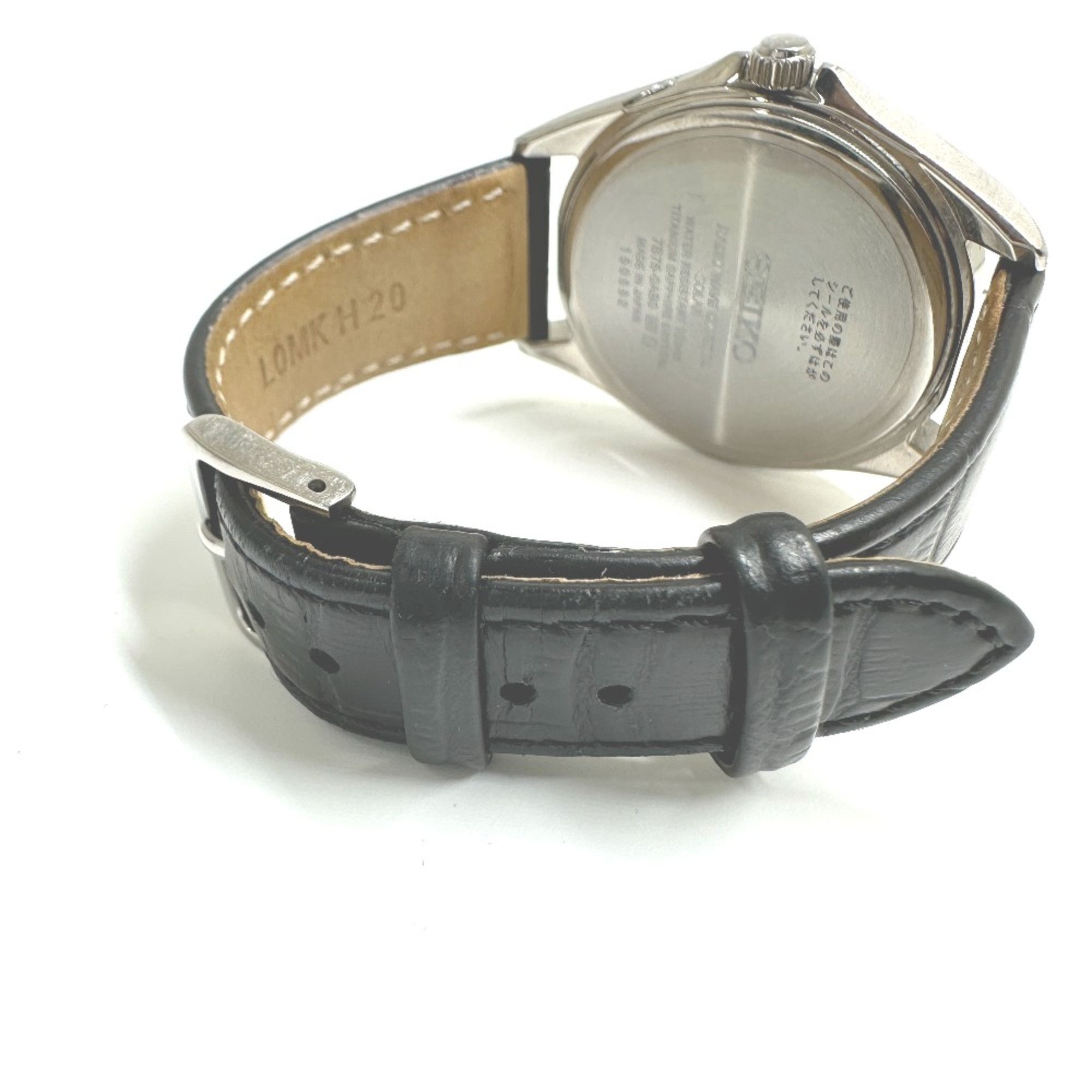 Seiko Seiko 7B75-0AB0 analog Wristwatch Silver Size ONE SIZE - 5 Thumbnail