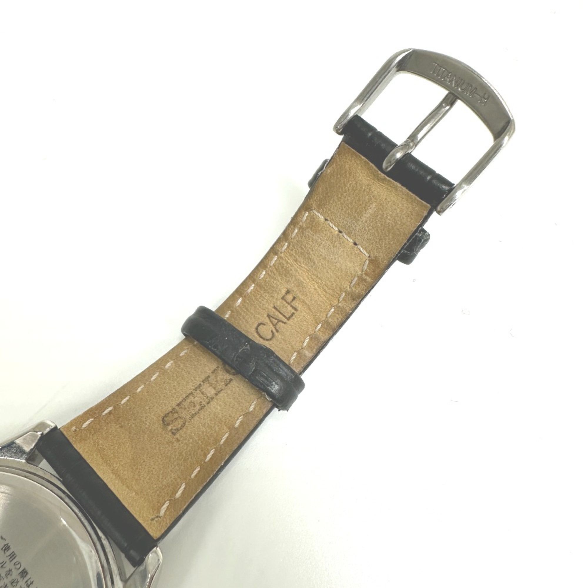 Seiko Seiko 7B75-0AB0 analog Wristwatch Silver Size ONE SIZE - 8 Thumbnail