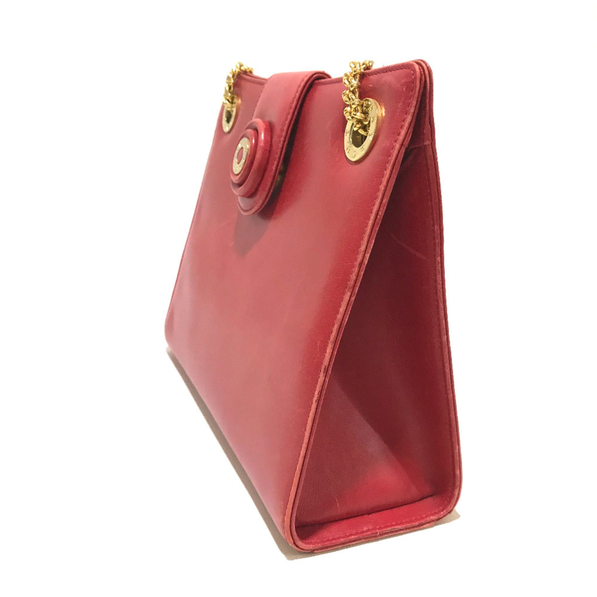 Tiffany & Co. TIFFANY&Co. vintage Bag Pochette ChainShoulder Shoulder Bag Red Red GoldHardware Size ONE SIZE - 3 Thumbnail