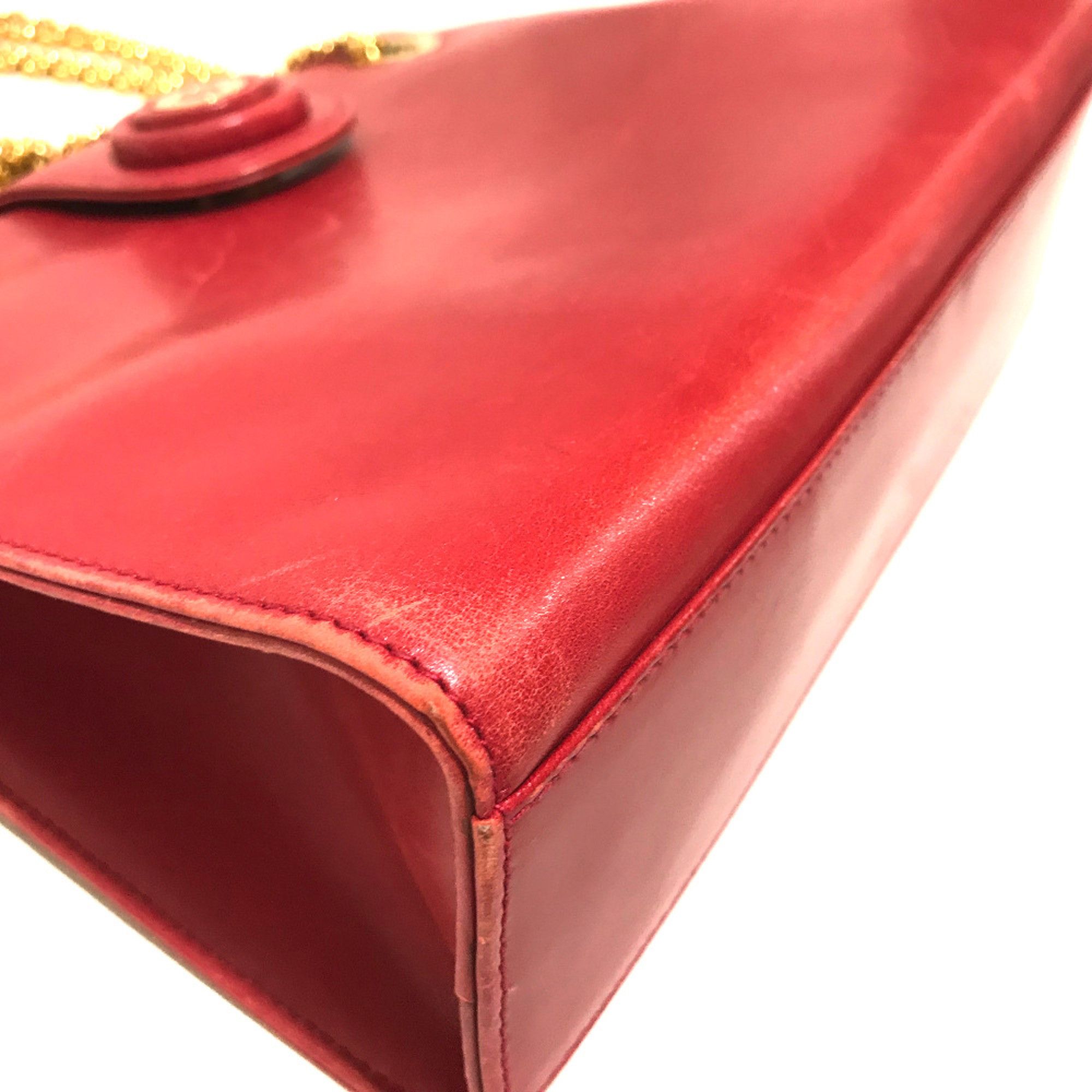 Tiffany & Co. TIFFANY&Co. vintage Bag Pochette ChainShoulder Shoulder Bag Red Red GoldHardware Size ONE SIZE - 5 Thumbnail