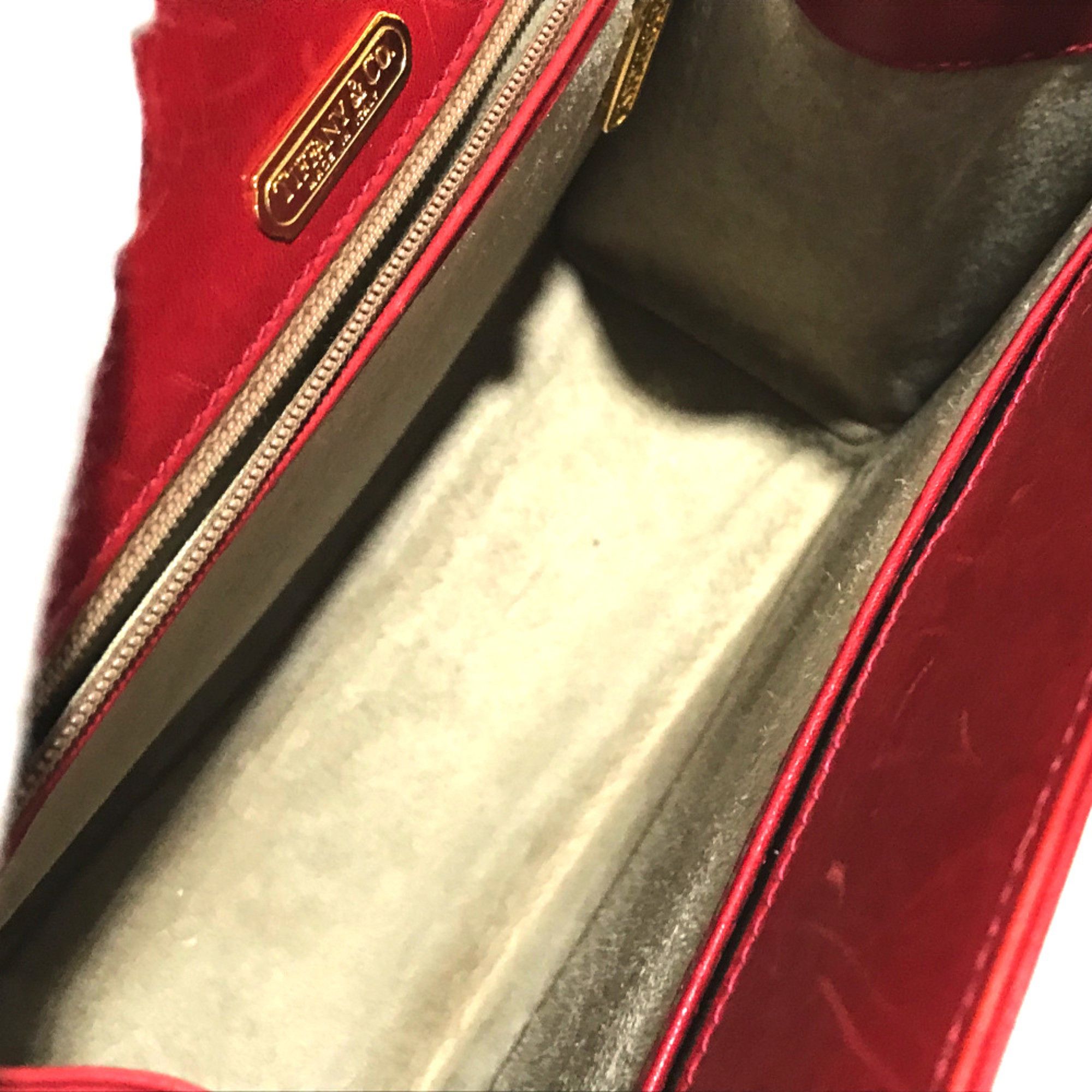 Tiffany & Co. TIFFANY&Co. vintage Bag Pochette ChainShoulder Shoulder Bag Red Red GoldHardware Size ONE SIZE - 8 Thumbnail