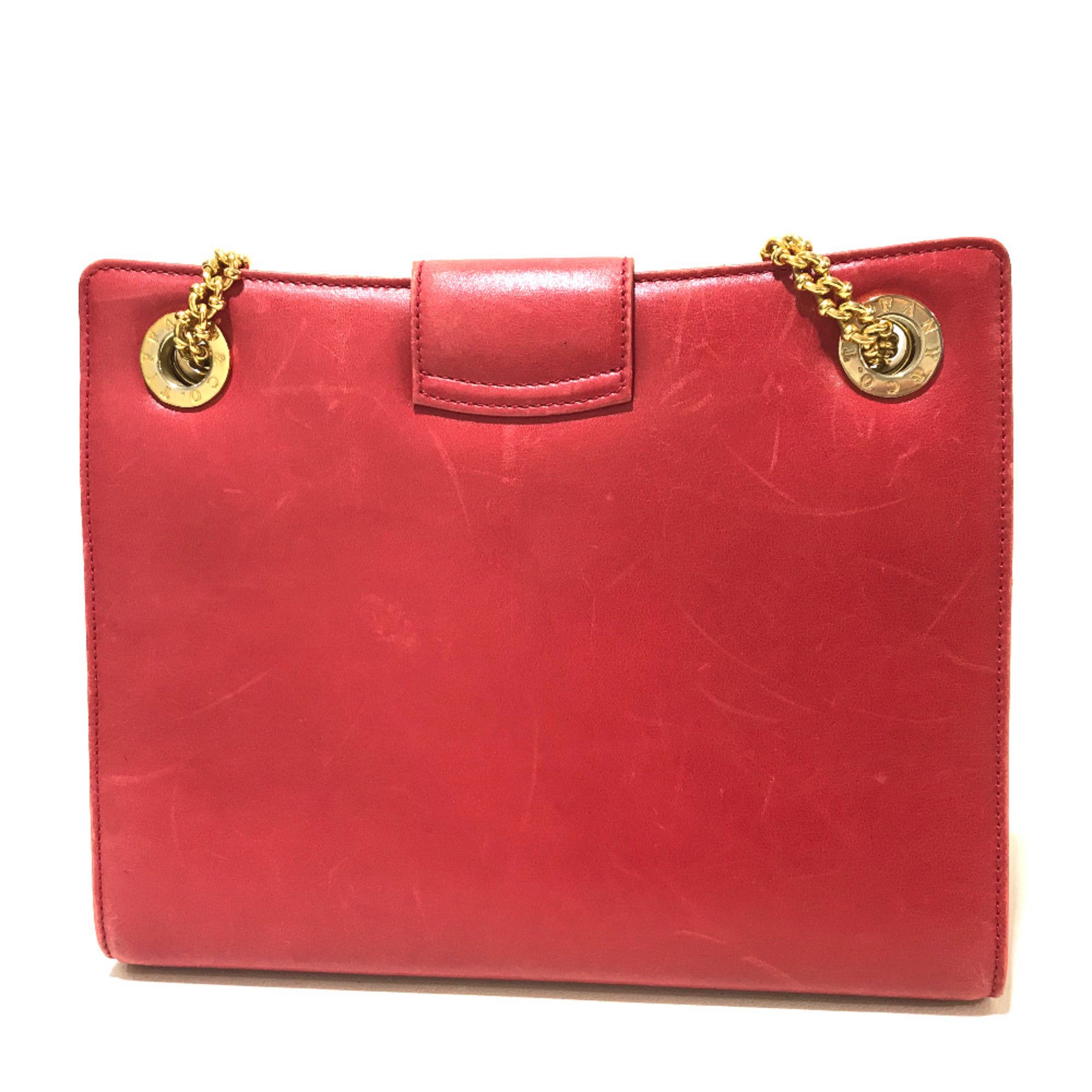 Tiffany & Co. TIFFANY&Co. vintage Bag Pochette ChainShoulder Shoulder Bag Red Red GoldHardware Size ONE SIZE - 2 Thumbnail