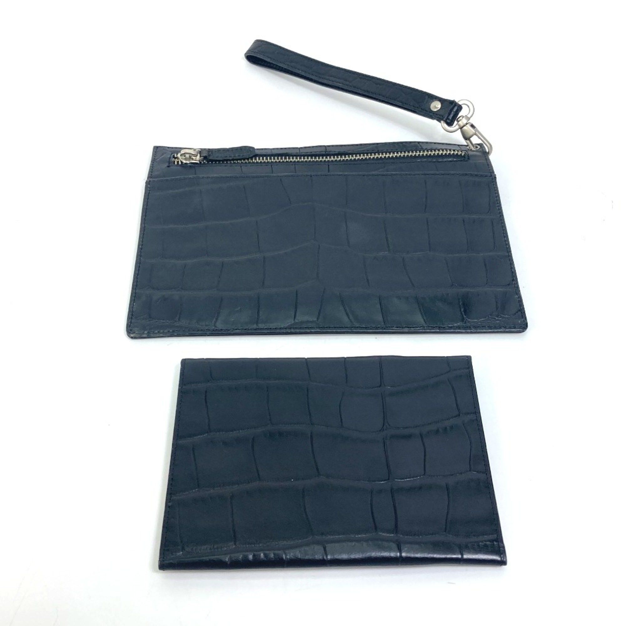 Versace Versace Pouch bag with strap Clutch bag Black Size ONE SIZE - 2 Thumbnail
