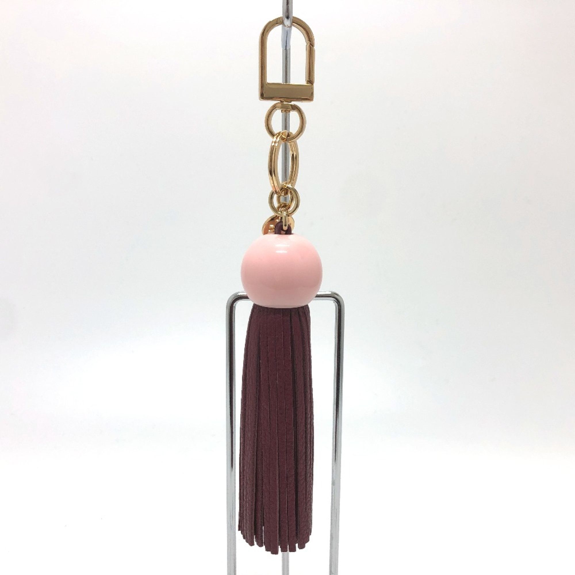 Tory Burch Tory Burch Key Holder Tassel Bag Charm wine-red Size ONE SIZE - 2 Thumbnail