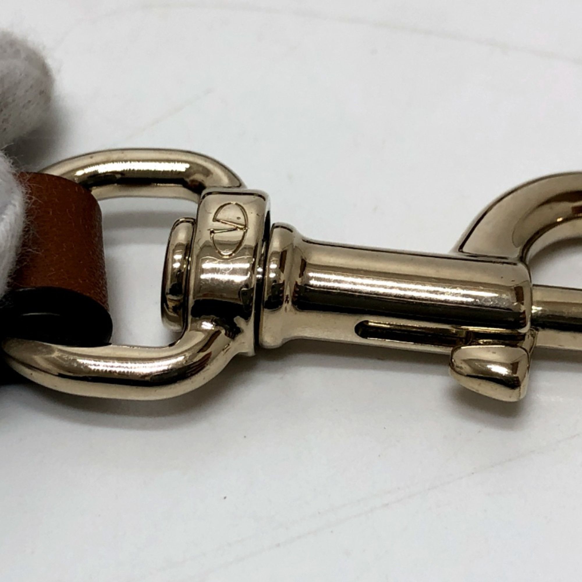 Valentino Valentino Pets Lead Brown GoldHardware/Gold studs Size ONE SIZE - 6 Thumbnail