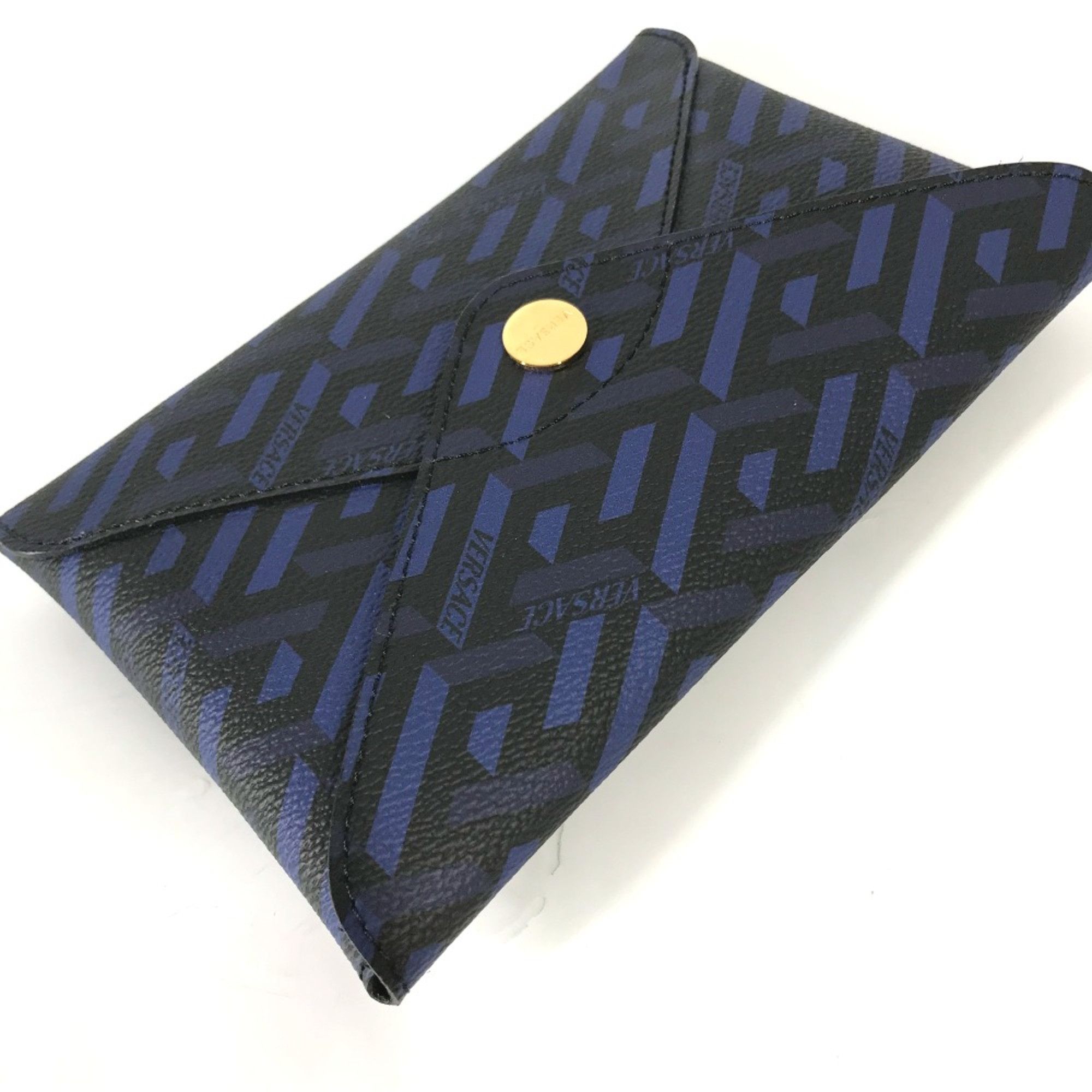 Versace Versace clutch bag bag Pouch blue Black Size ONE SIZE - 4 Thumbnail