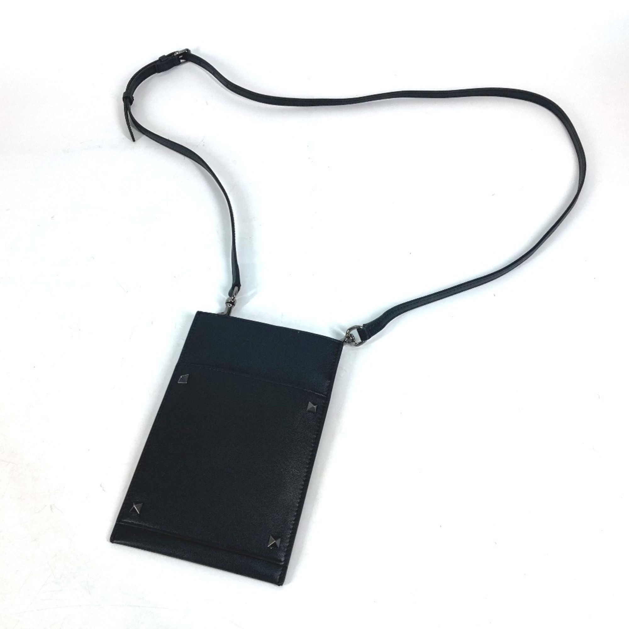 Valentino Valentino Bag Crossbody Pochette Studs Shoulder Bag Black Size ONE SIZE - 6 Thumbnail