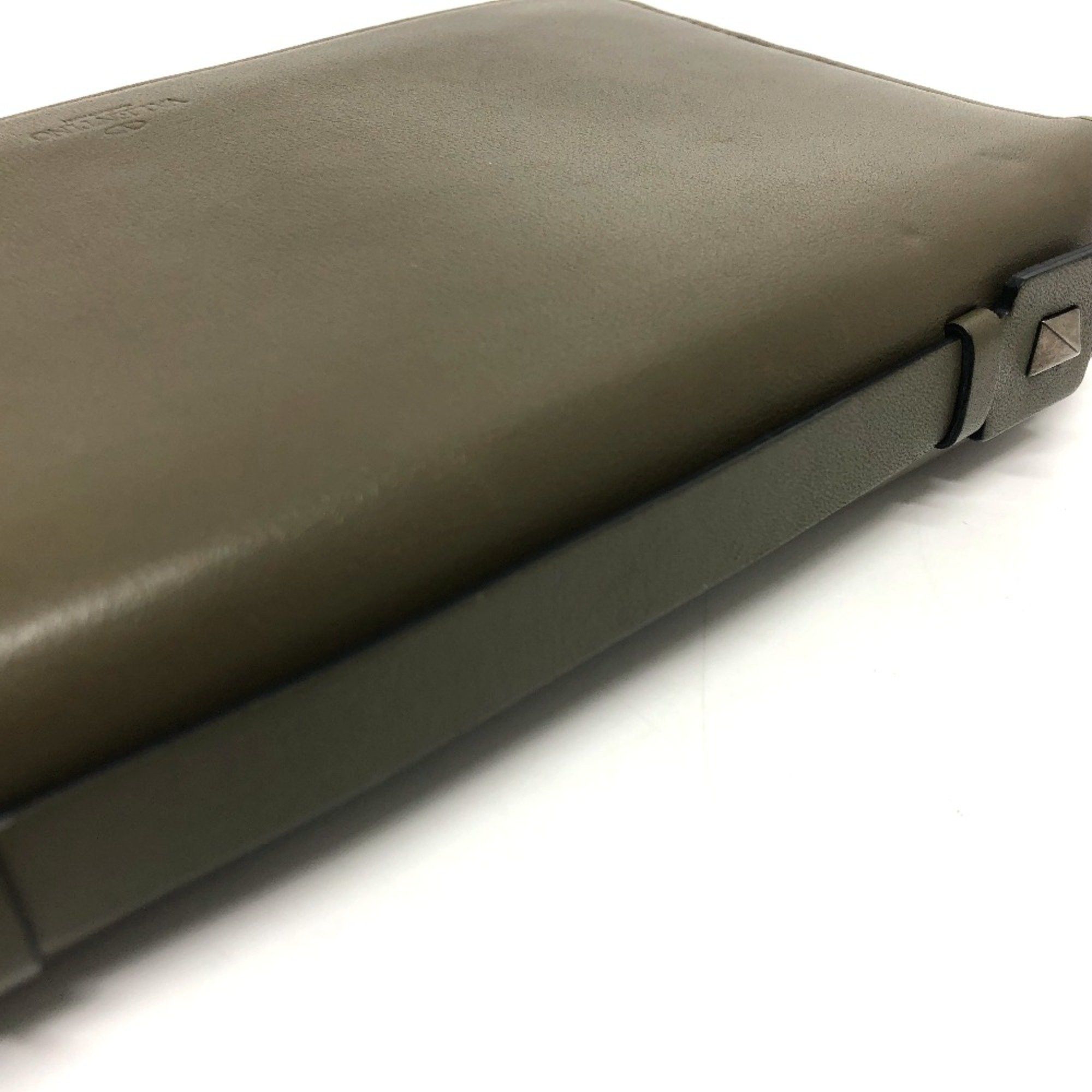 Valentino Valentino-Galavani Rock studs Wallet Long Wallet khaki SilverHardware Size ONE SIZE - 8 Thumbnail