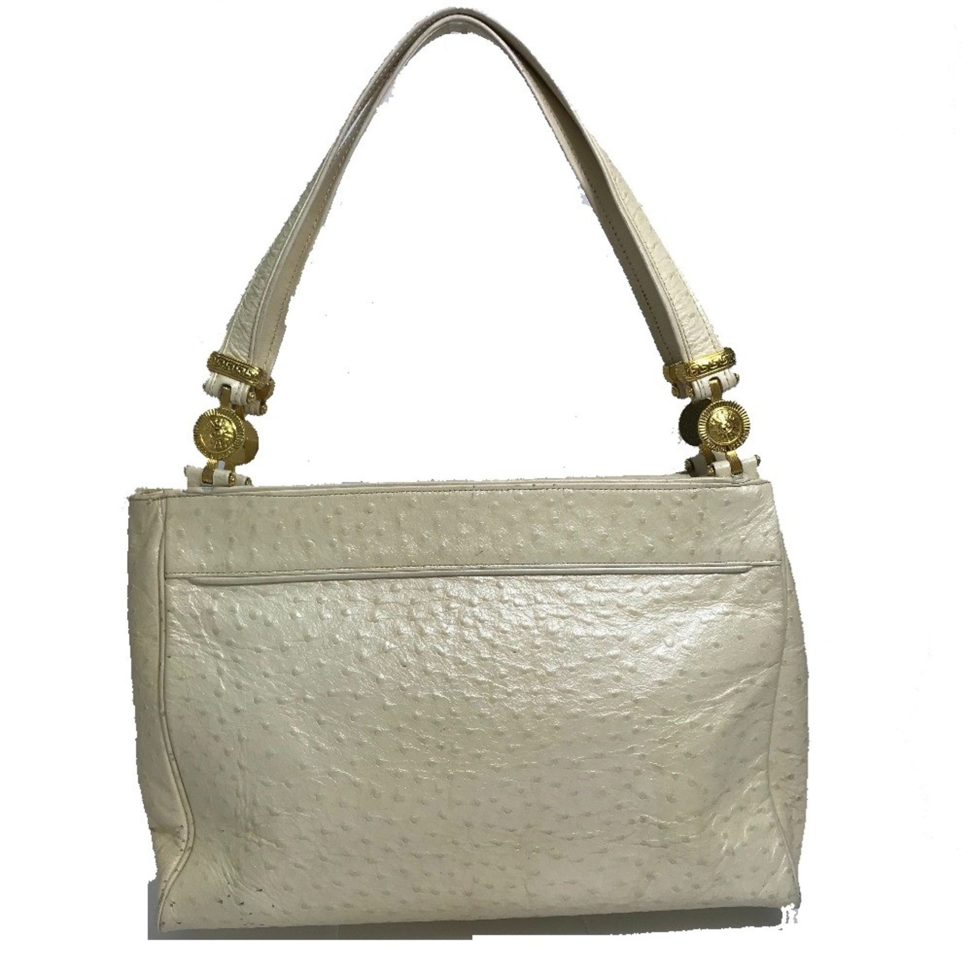 Versace Versace bag embossed Shoulder Bag Beige Size ONE SIZE - 2 Thumbnail