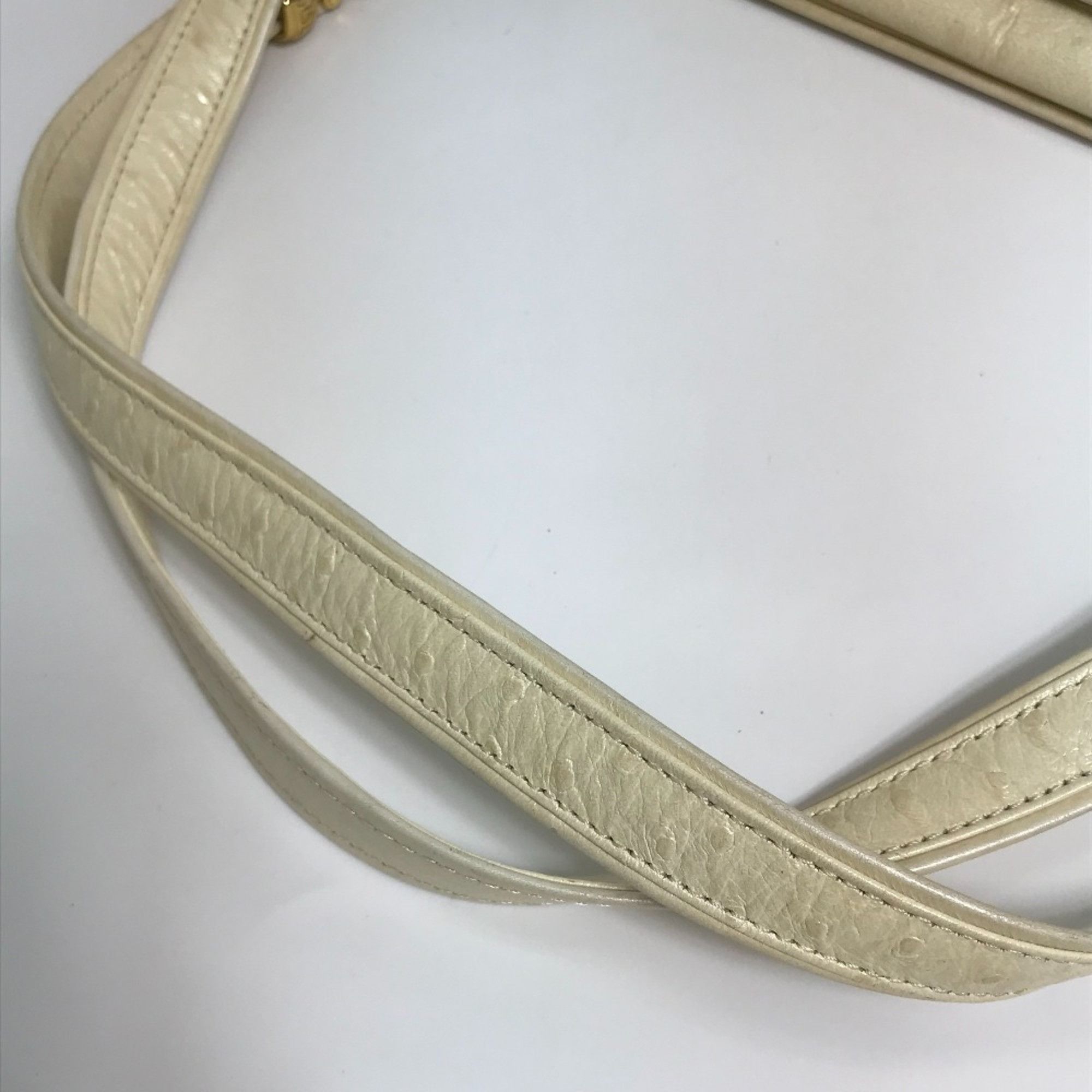 Versace Versace bag embossed Shoulder Bag Beige Size ONE SIZE - 12 Thumbnail