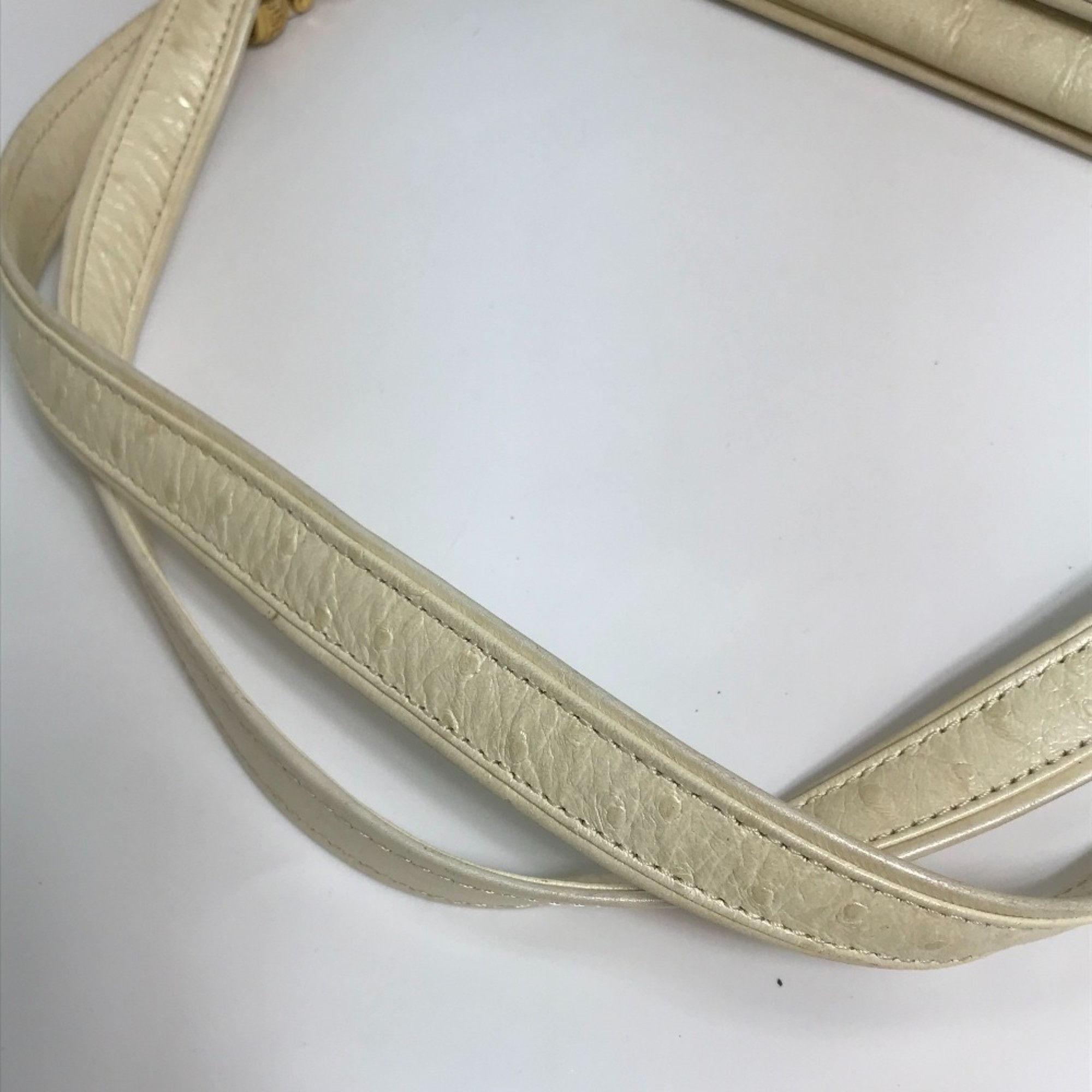 Versace Versace bag embossed Shoulder Bag Beige Size ONE SIZE - 11 Thumbnail