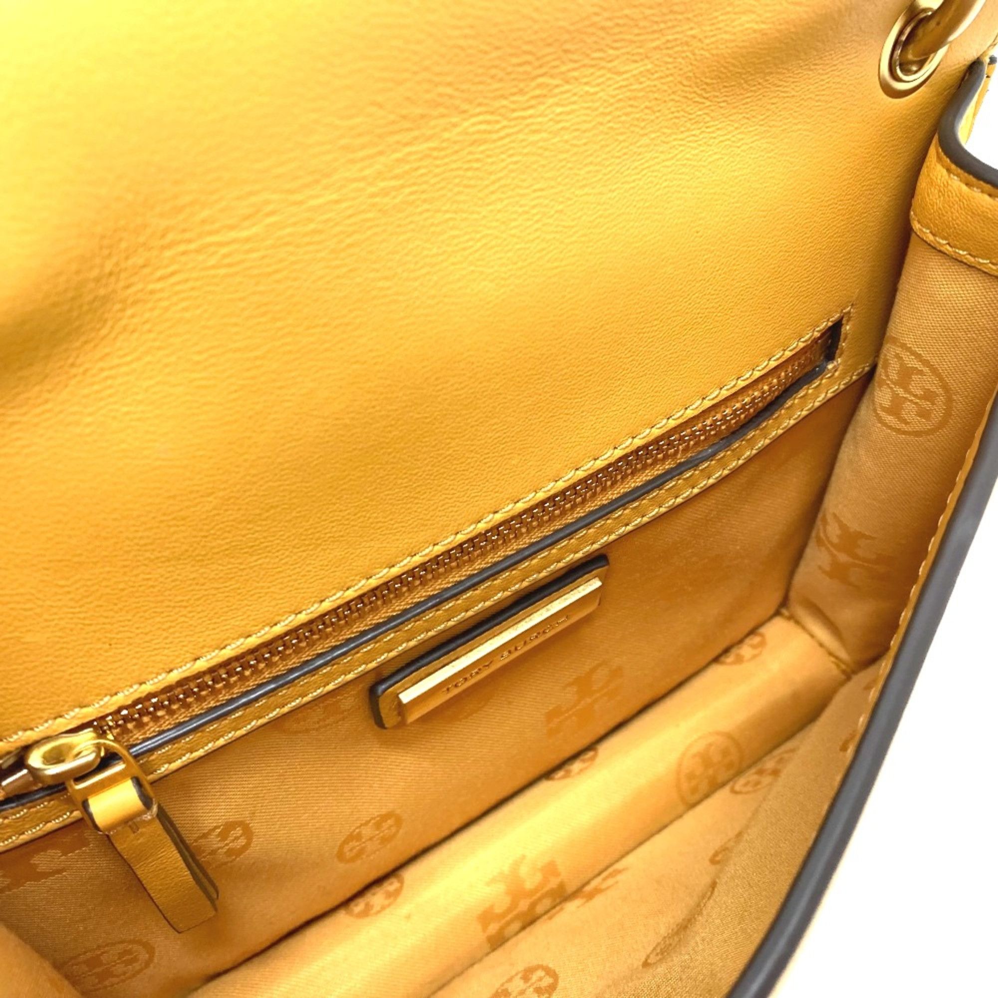 Tory Burch Tory Burch logo Bag Chain Pochette Shoulder Bag yellow Size ONE SIZE - 12 Thumbnail