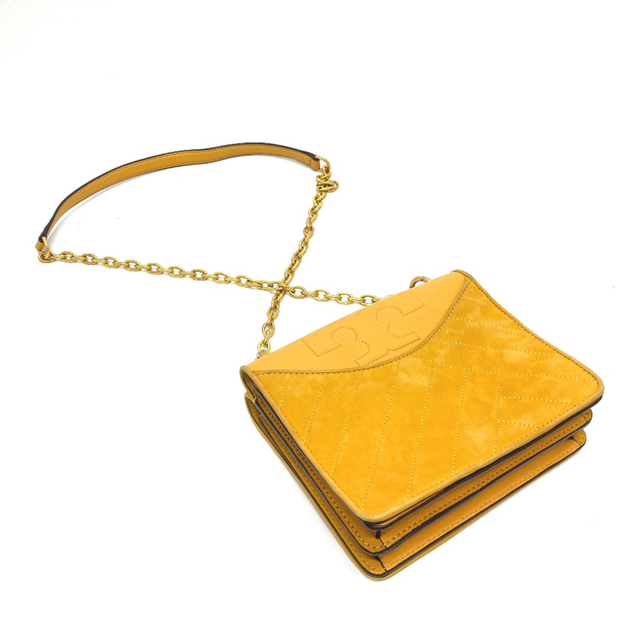 Tory Burch Tory Burch logo Bag Chain Pochette Shoulder Bag yellow Size ONE SIZE - 3 Thumbnail