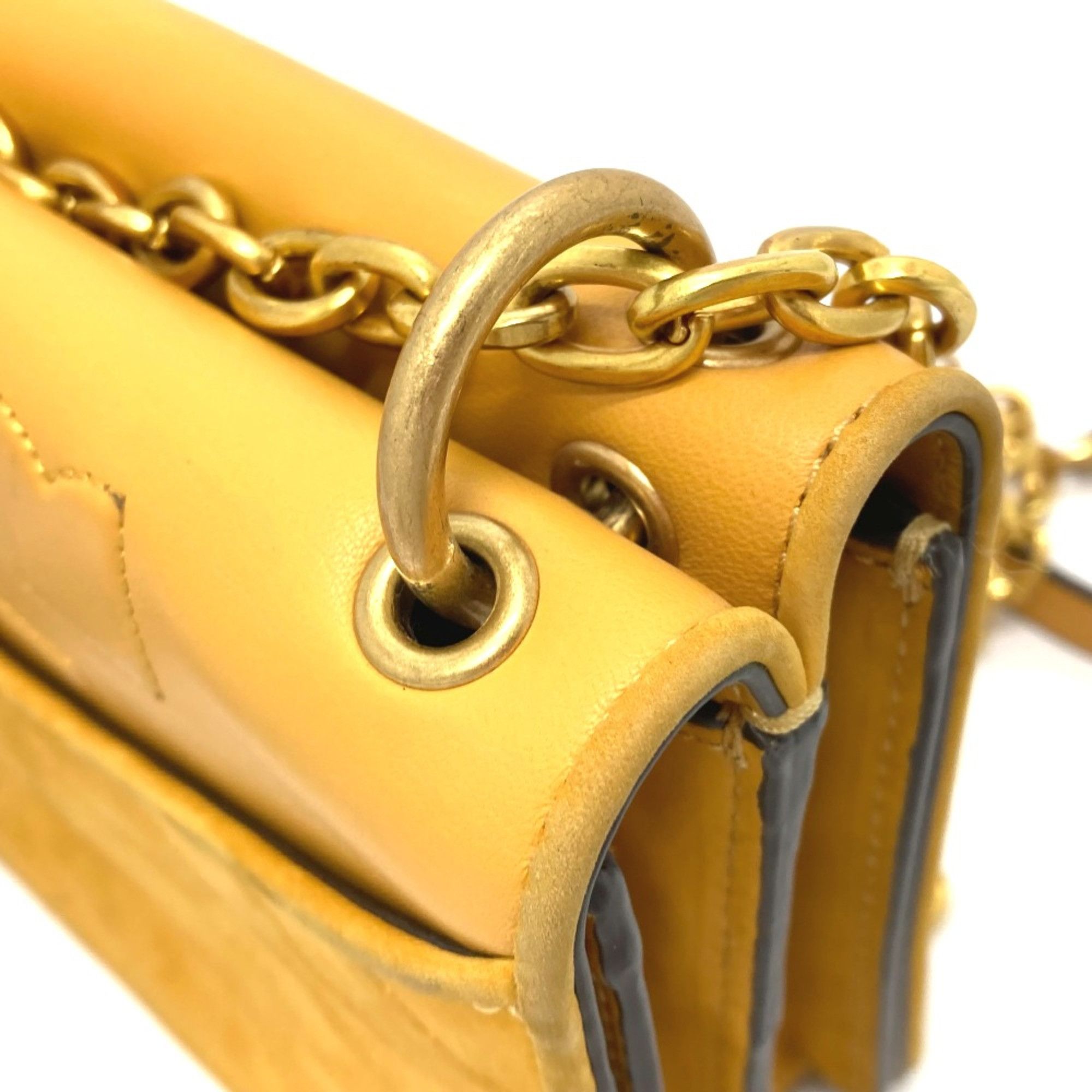 Tory Burch Tory Burch logo Bag Chain Pochette Shoulder Bag yellow Size ONE SIZE - 8 Thumbnail