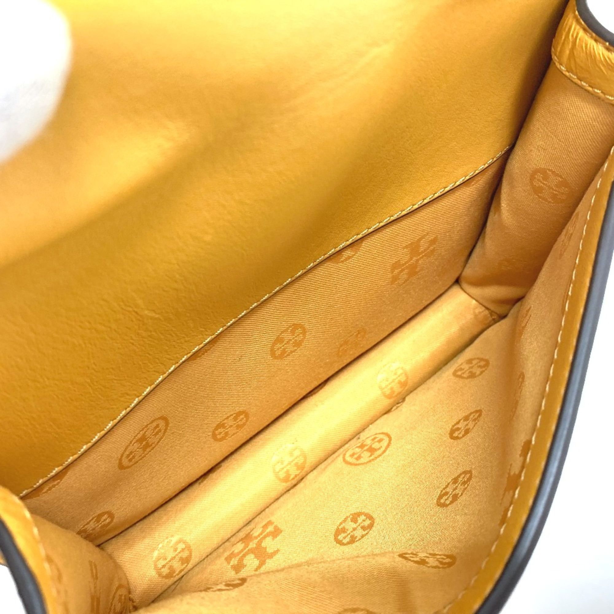 Tory Burch Tory Burch logo Bag Chain Pochette Shoulder Bag yellow Size ONE SIZE - 11 Thumbnail
