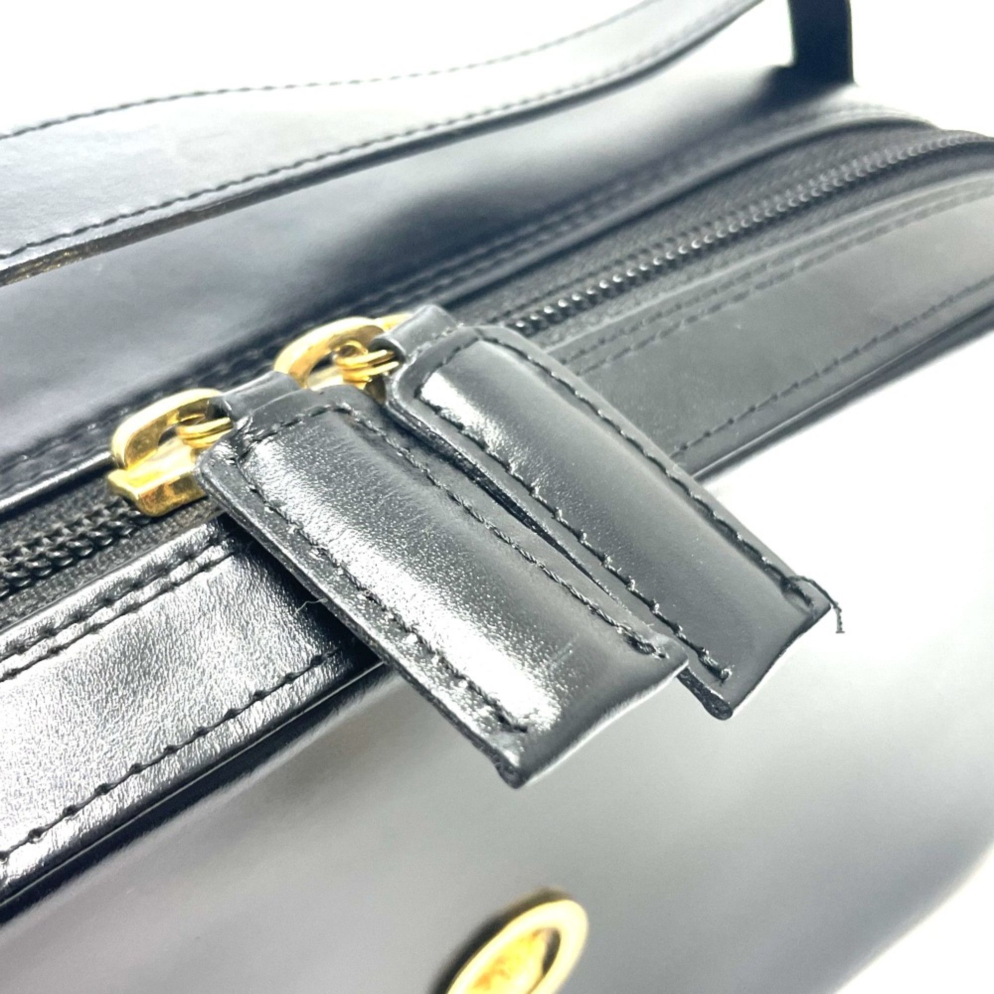 Versace Versace Medusa bag vanity type Hand Bag Black x GoldHardware Size ONE SIZE - 5 Thumbnail