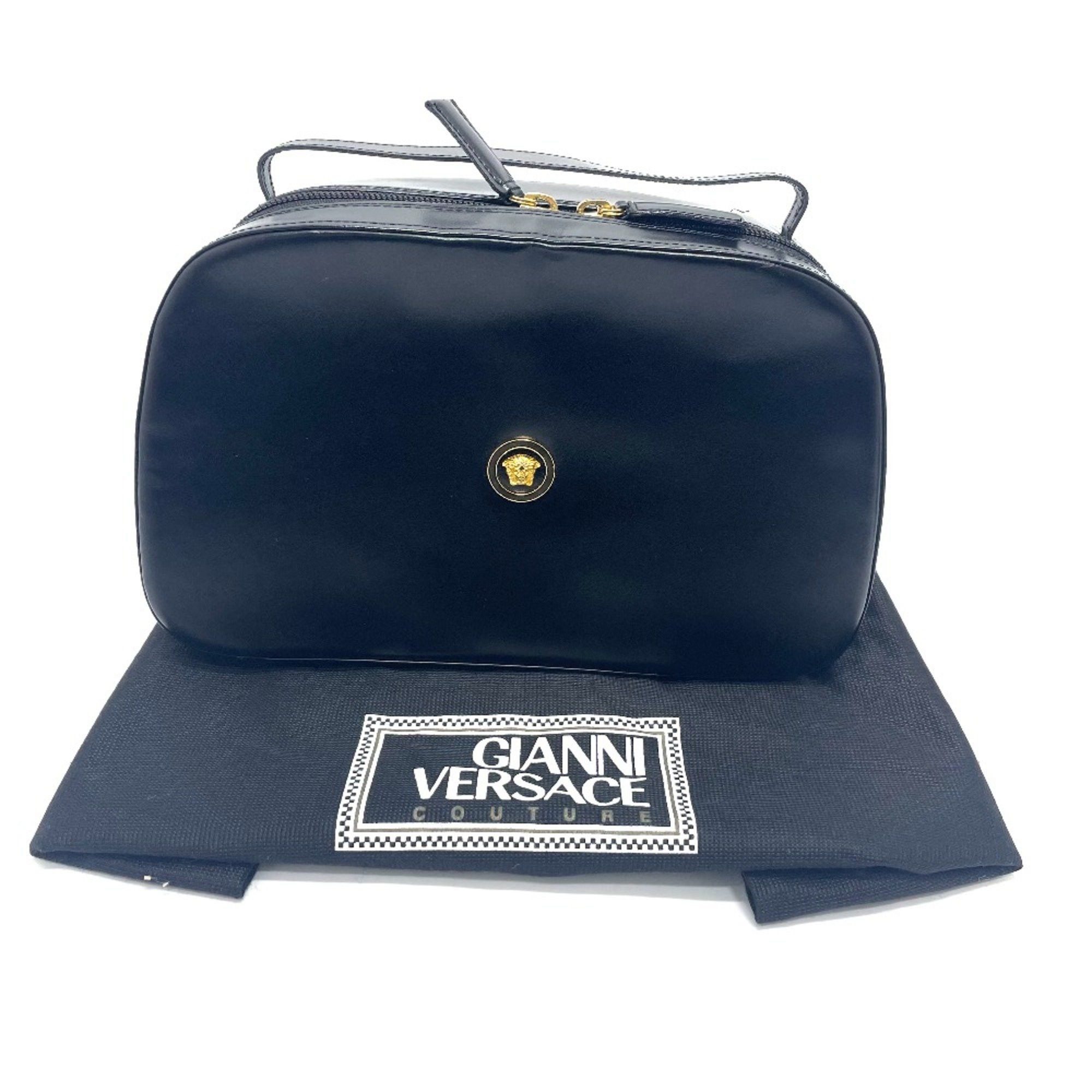 Versace Versace Medusa bag vanity type Hand Bag Black x GoldHardware Size ONE SIZE - 8 Thumbnail