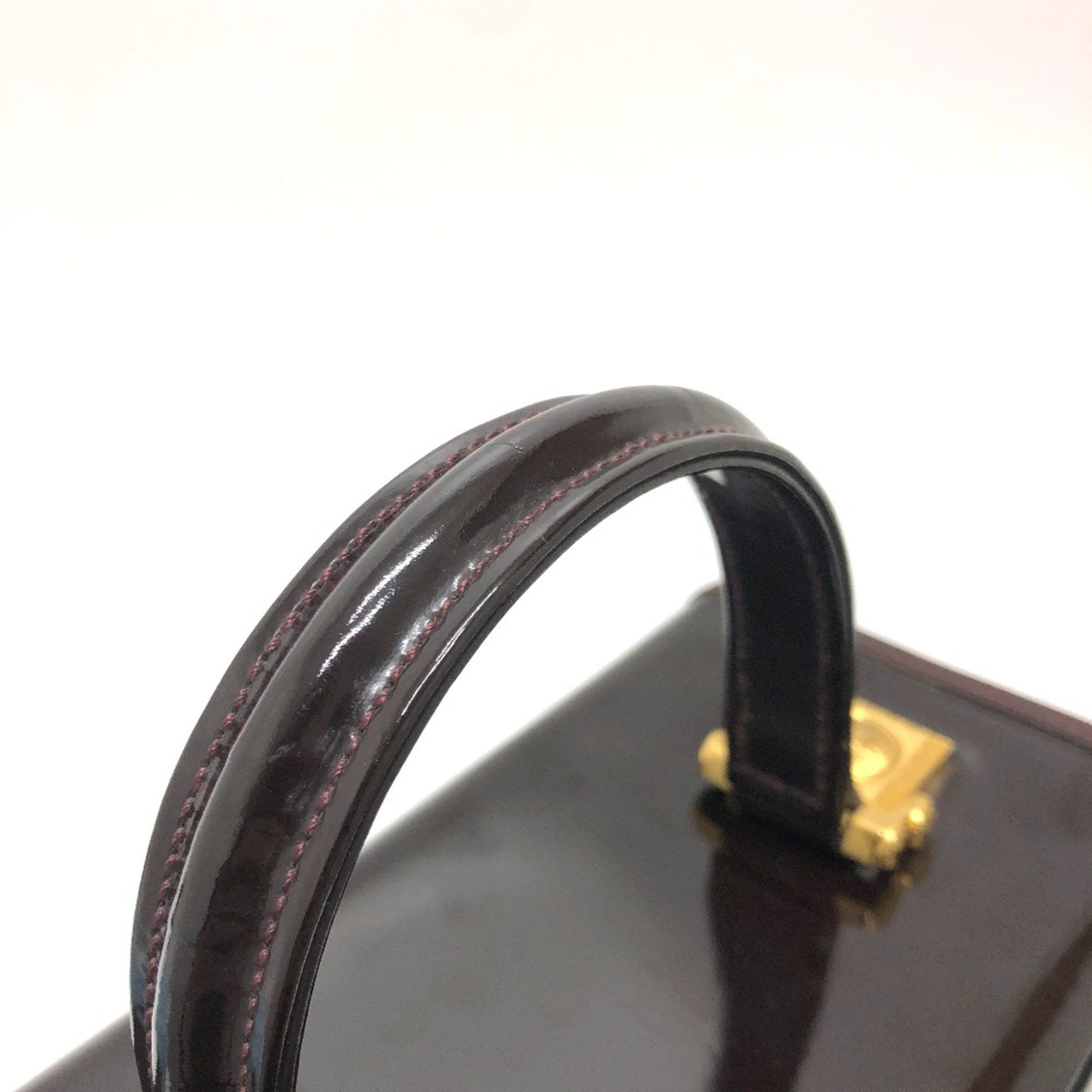 Versace Versace vintage Vanity Bag Handbag Bag Backpack Hand Bag Purple Based GoldHardware Size ONE SIZE - 10 Thumbnail