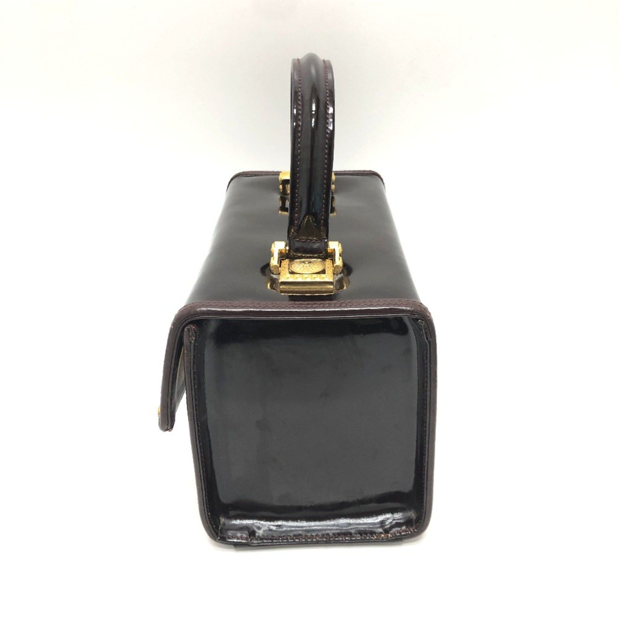 Versace Versace vintage Vanity Bag Handbag Bag Backpack Hand Bag Purple Based GoldHardware Size ONE SIZE - 6 Thumbnail