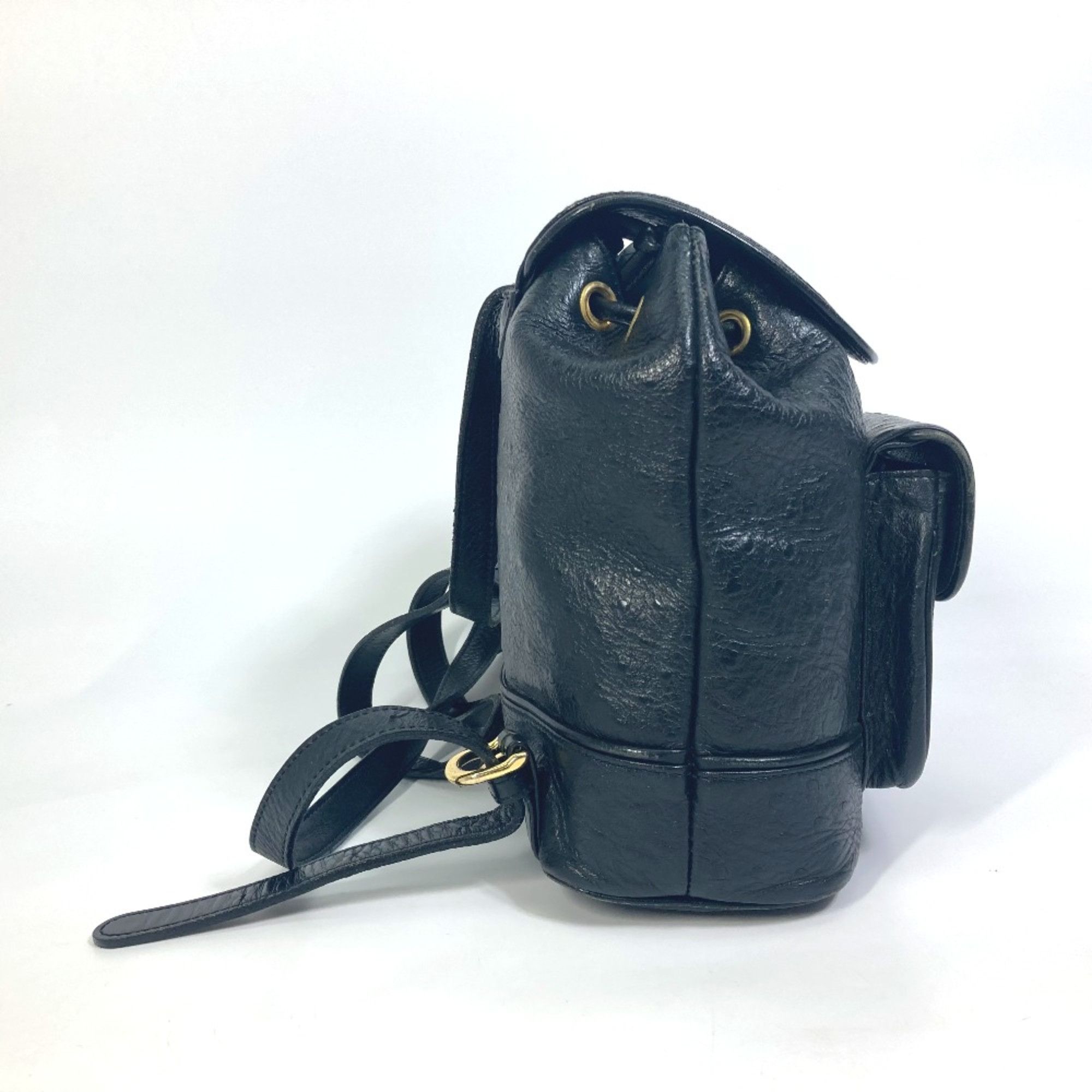 Versace Versace Sunburst Backpack Black GoldHardware Size ONE SIZE - 4 Thumbnail