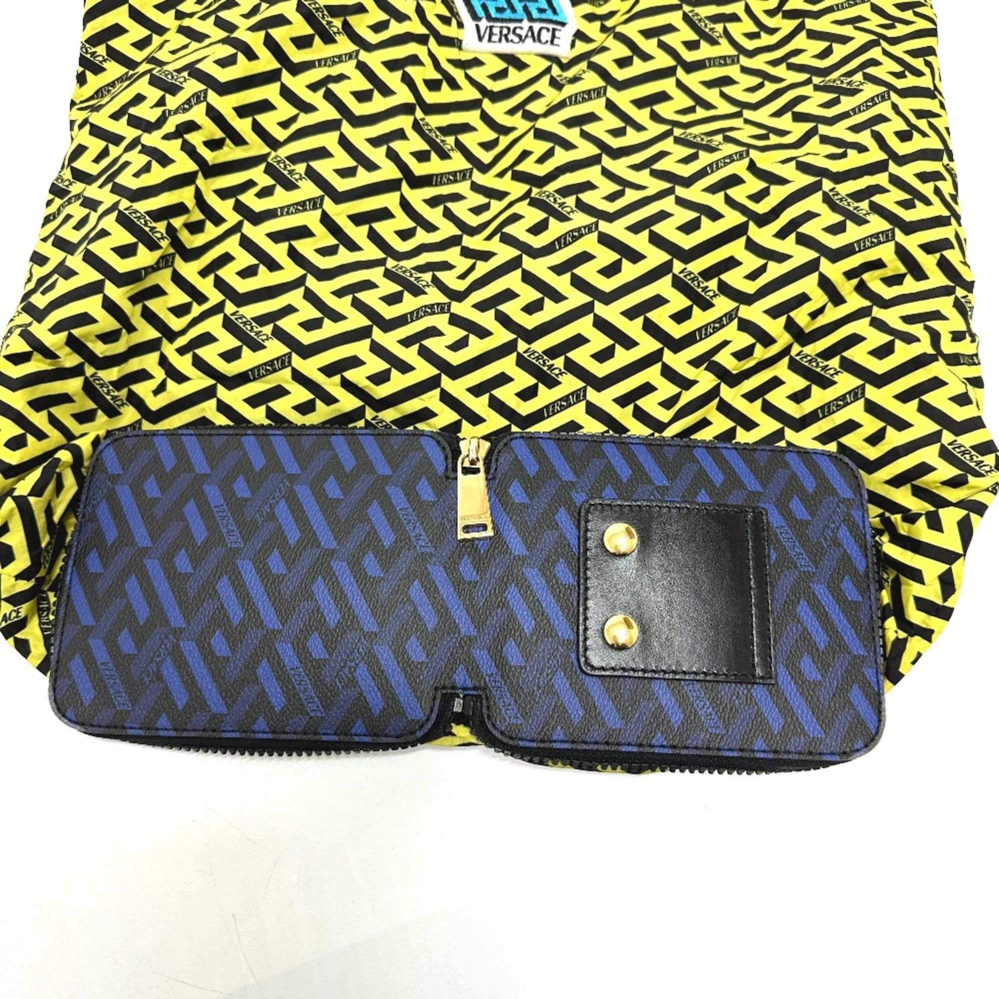 Versace Versace bag eco bag Shoulder Bag Shoulder Bag Tote Bag blue yellow Size ONE SIZE - 3 Thumbnail