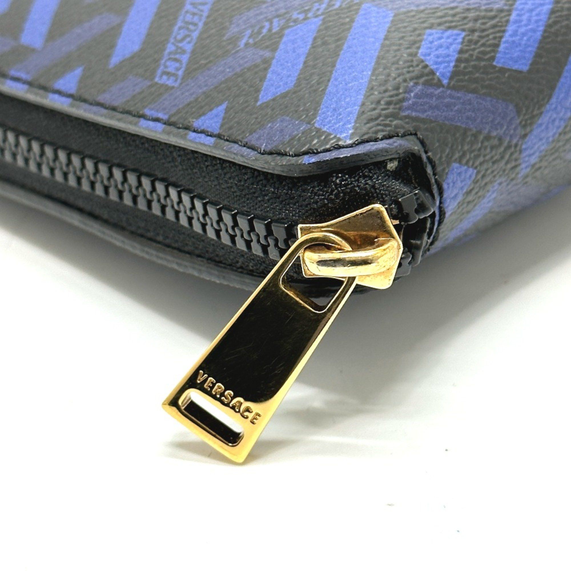 Versace Versace bag eco bag Shoulder Bag Shoulder Bag Tote Bag blue yellow Size ONE SIZE - 12 Thumbnail