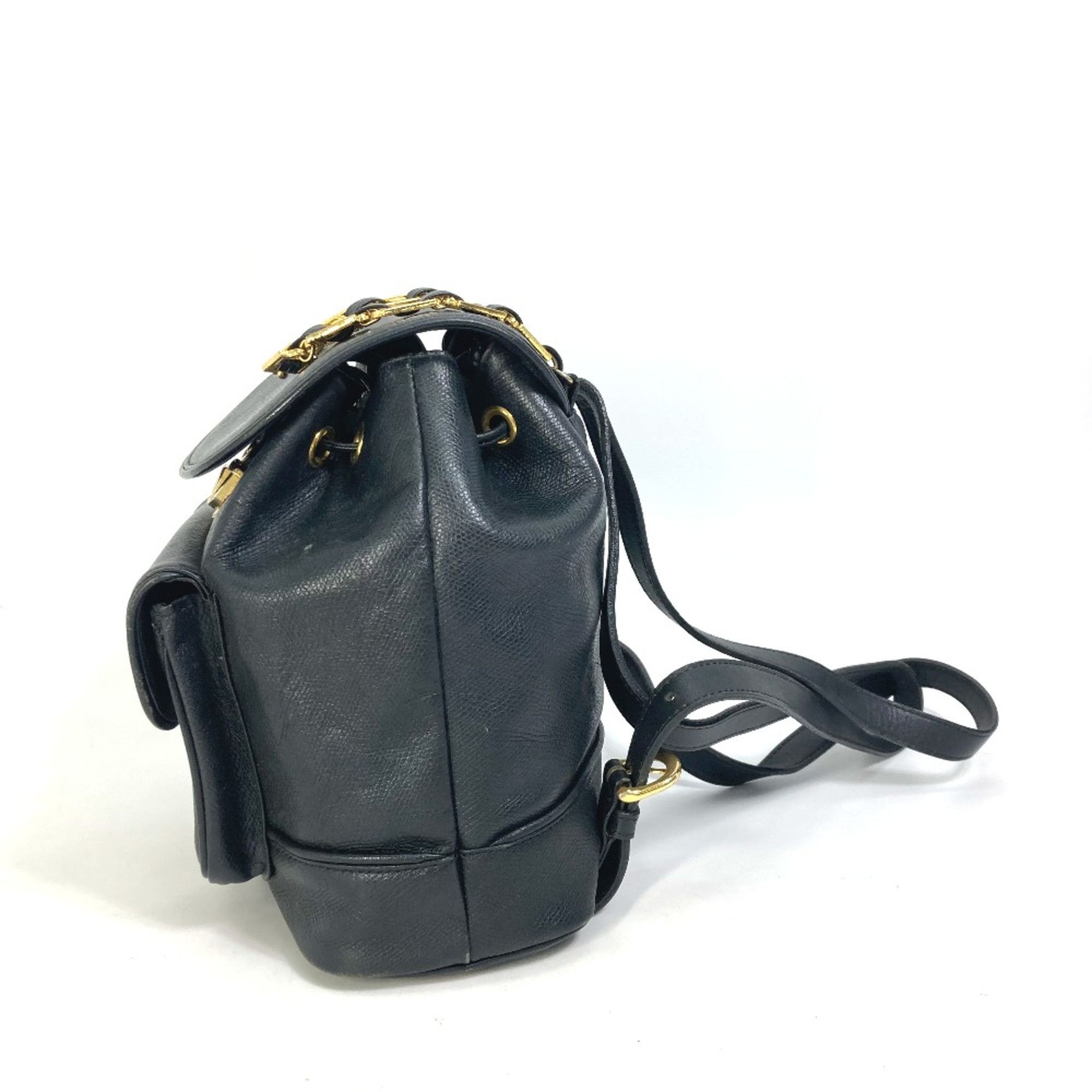Versace Versace vintage backpack bag Backpack Black Gold Size ONE SIZE - 4 Thumbnail