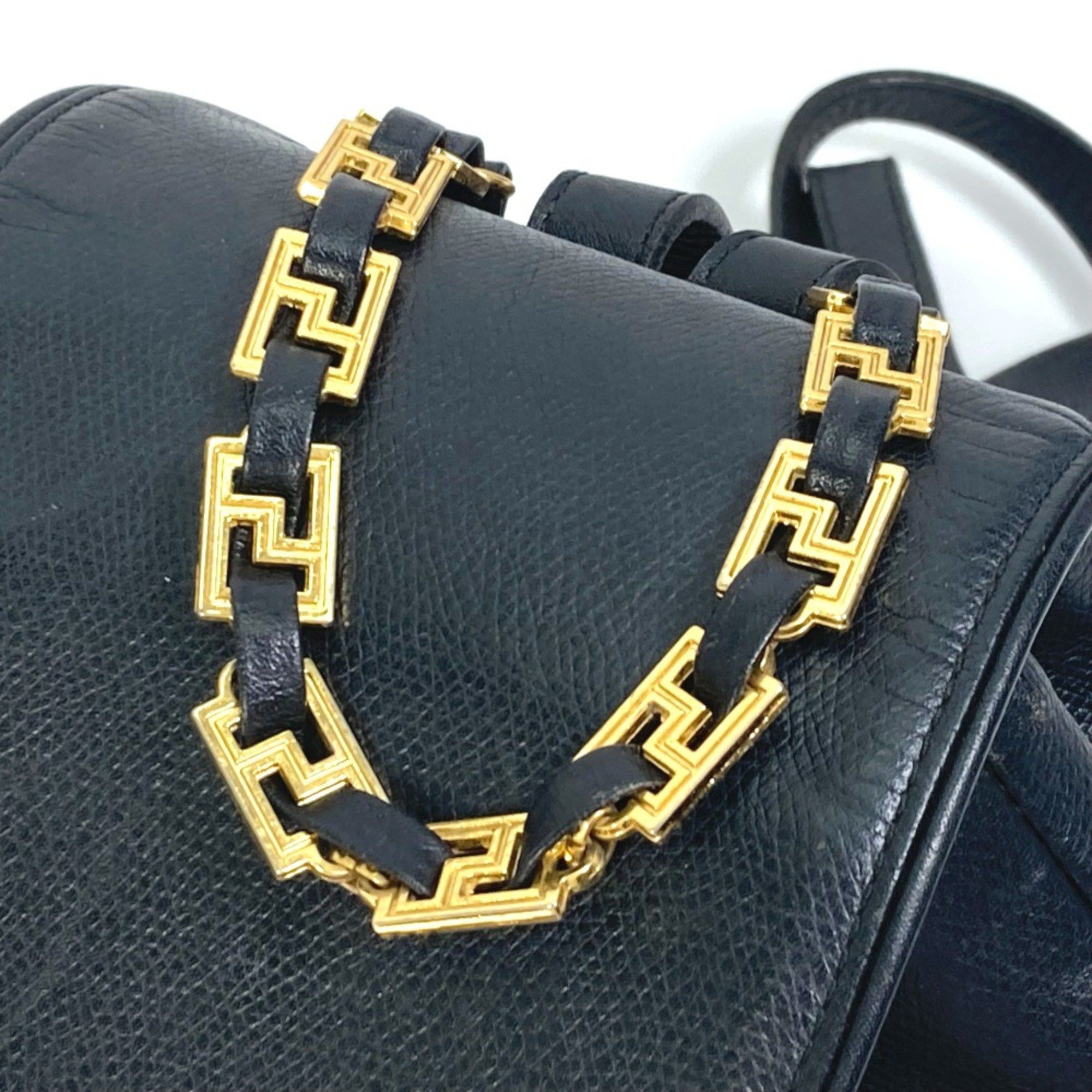 Versace Versace vintage backpack bag Backpack Black Gold Size ONE SIZE - 6 Thumbnail