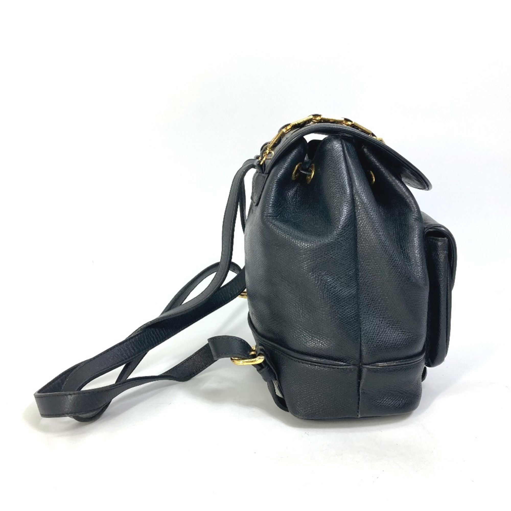 Versace Versace vintage backpack bag Backpack Black Gold Size ONE SIZE - 3 Thumbnail