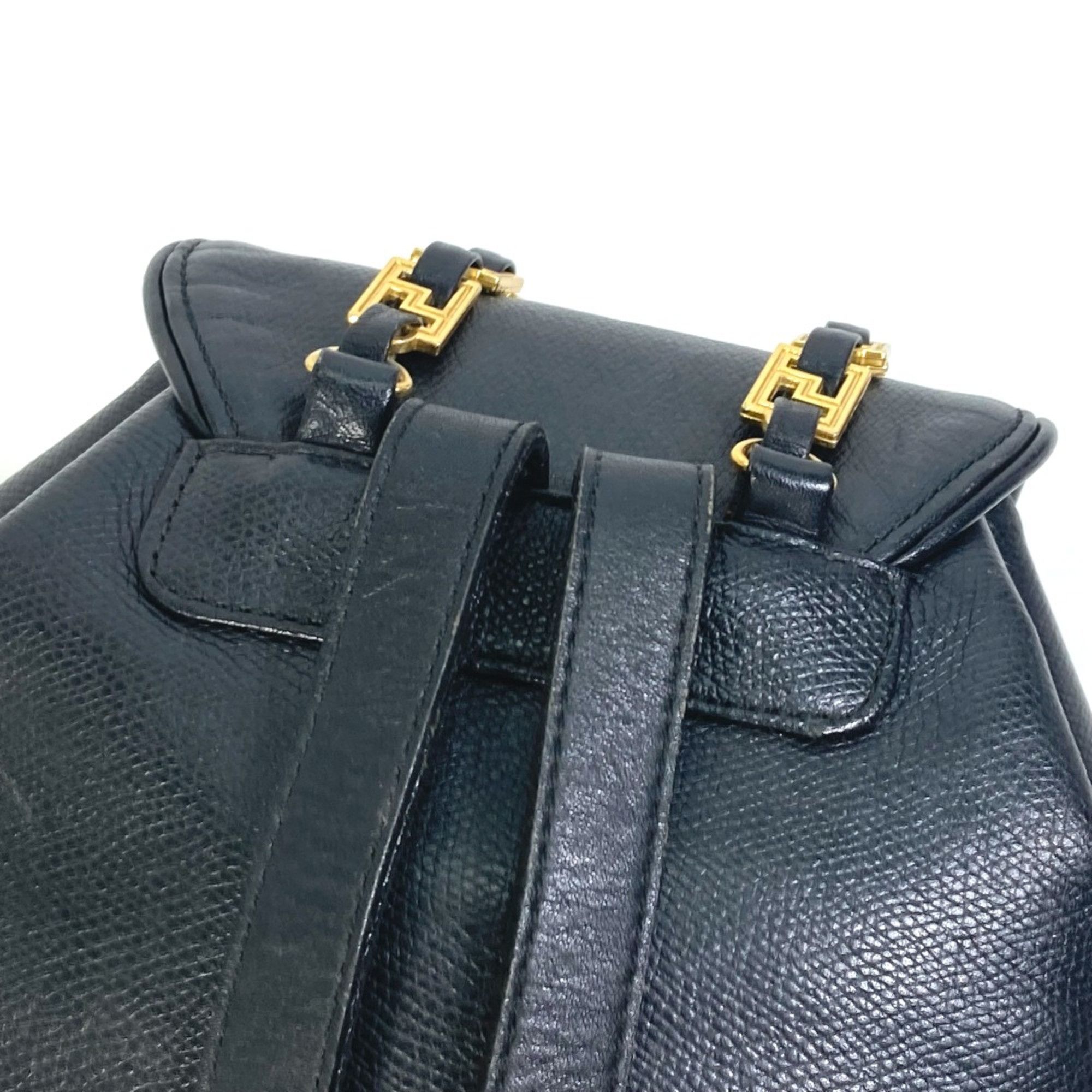 Versace Versace vintage backpack bag Backpack Black Gold Size ONE SIZE - 11 Thumbnail