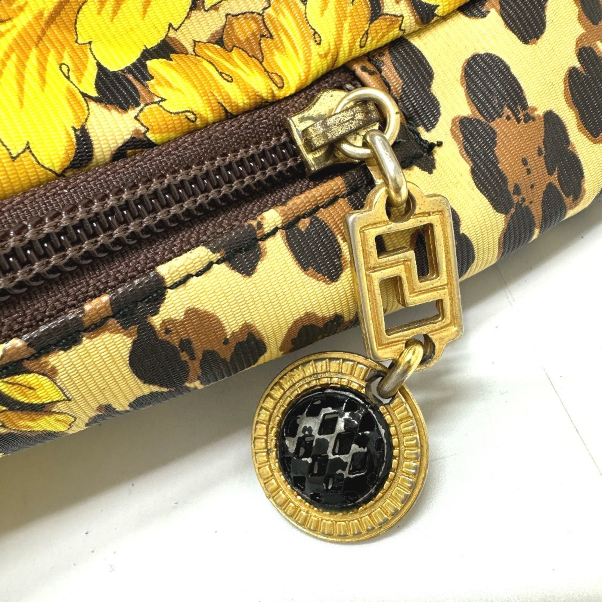 Versace Versace vintage Shoulder Shoulder Bag yellow Black Size ONE SIZE - 7 Thumbnail