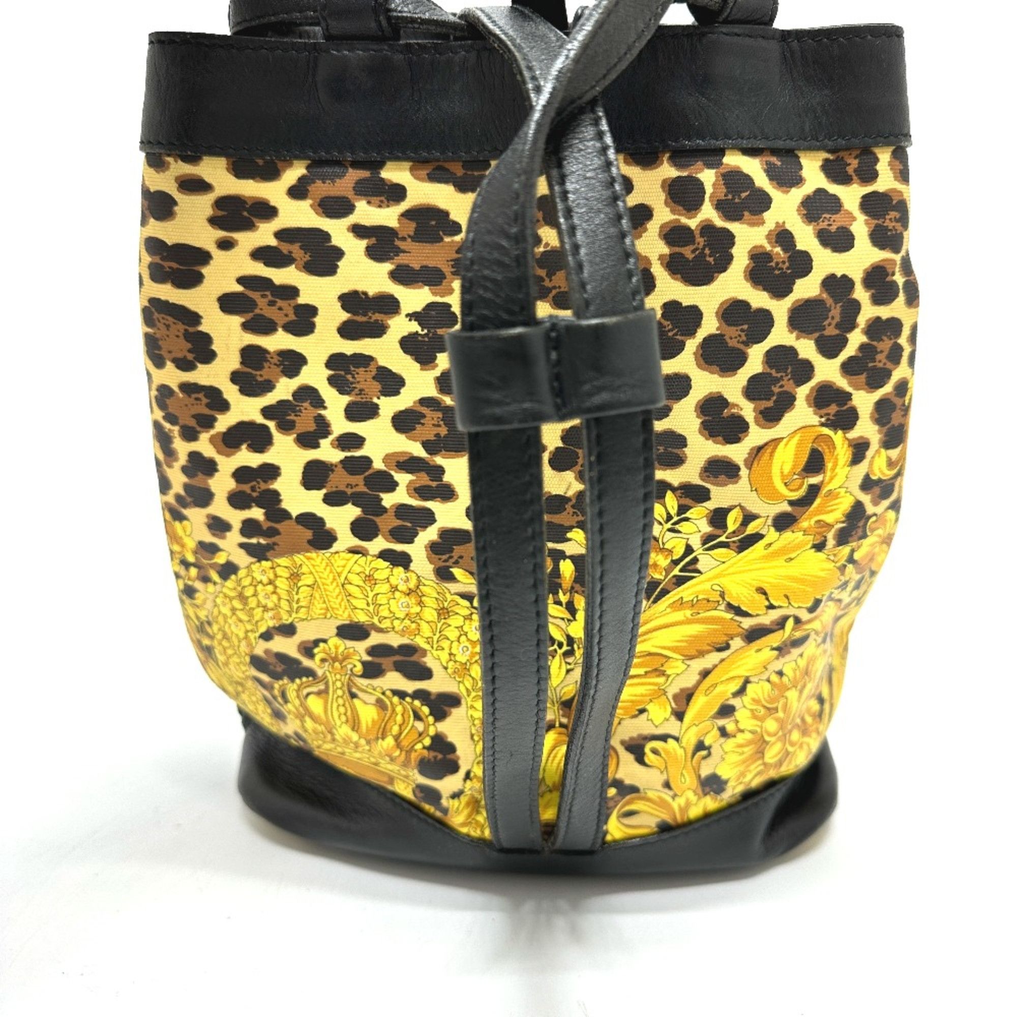 Versace Versace vintage Shoulder Shoulder Bag yellow Black Size ONE SIZE - 2 Thumbnail