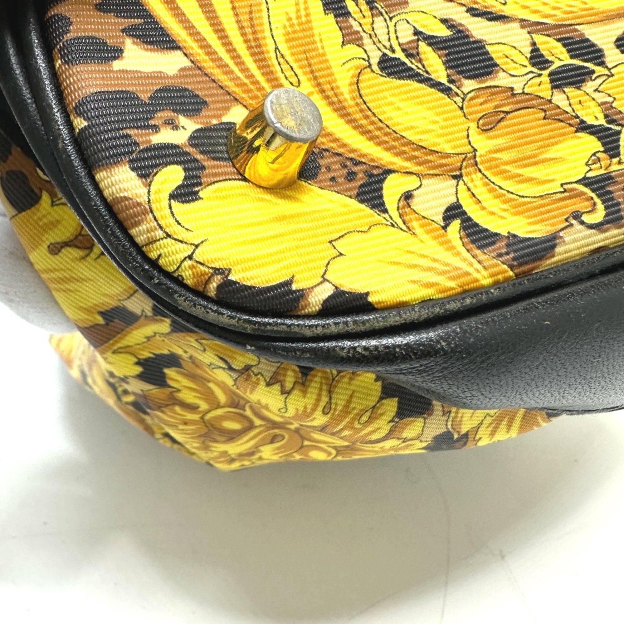 Versace Versace vintage Shoulder Shoulder Bag yellow Black Size ONE SIZE - 6 Thumbnail